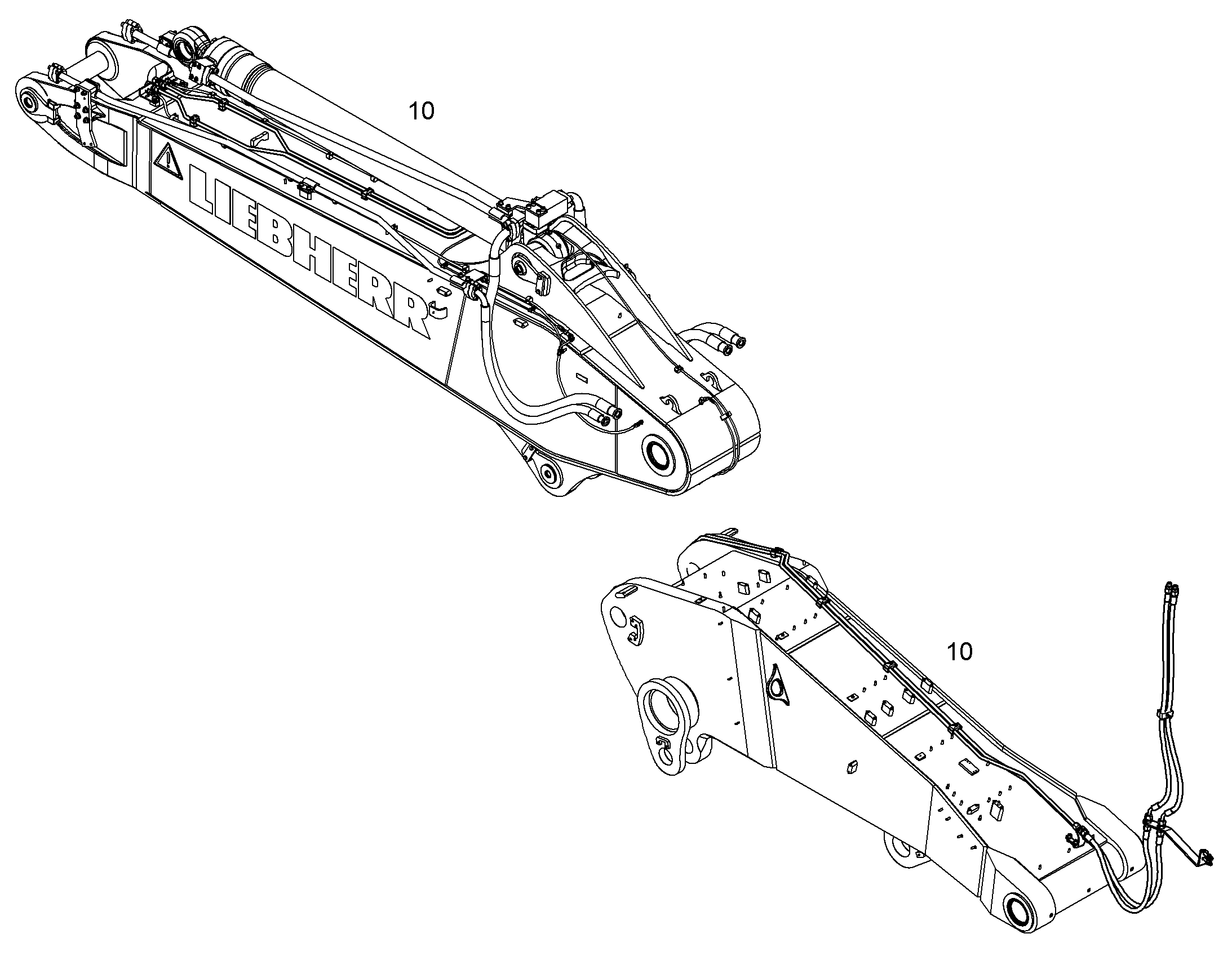ПРОВОДКА ПРИВОД МЕХ. ПОВОРОТА 10833106 LIEBHERR