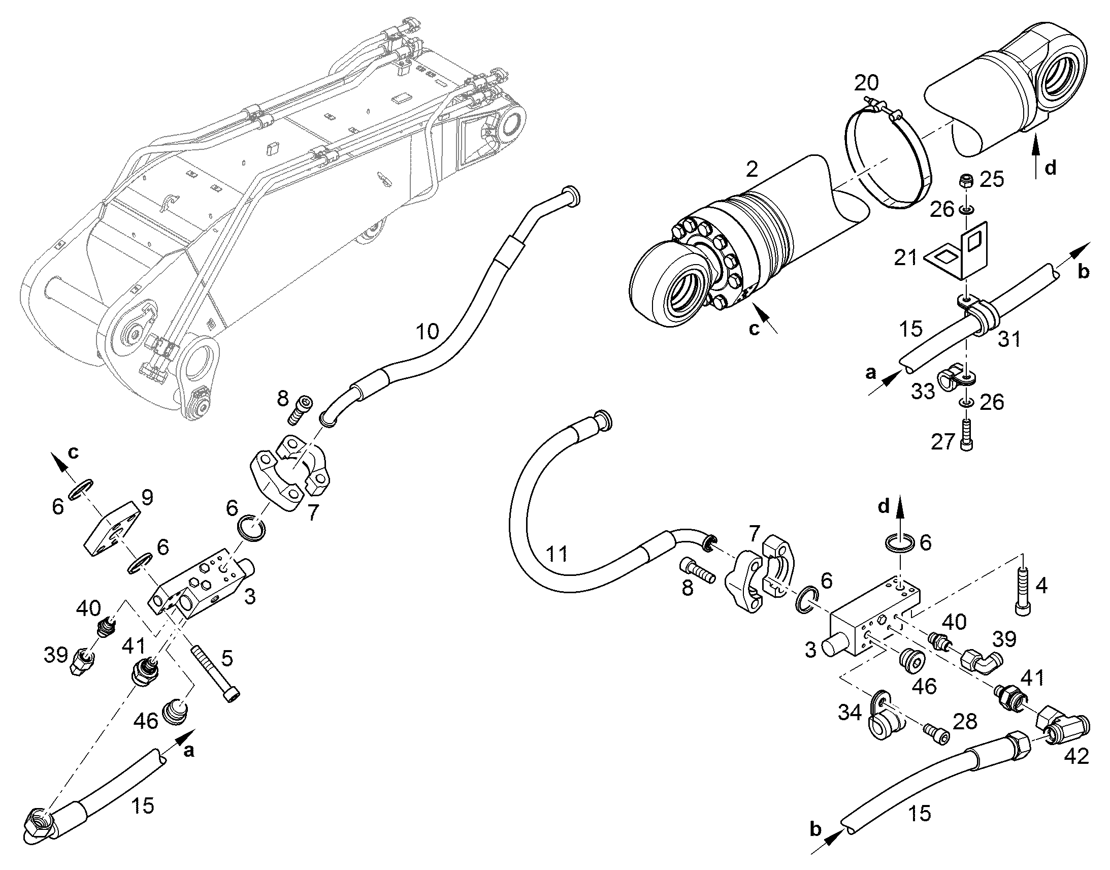 ХОМУТ НАТЯЖНОЙ С РЕЗИНКОЙ 237-245/241X25 11007994 LIEBHERR