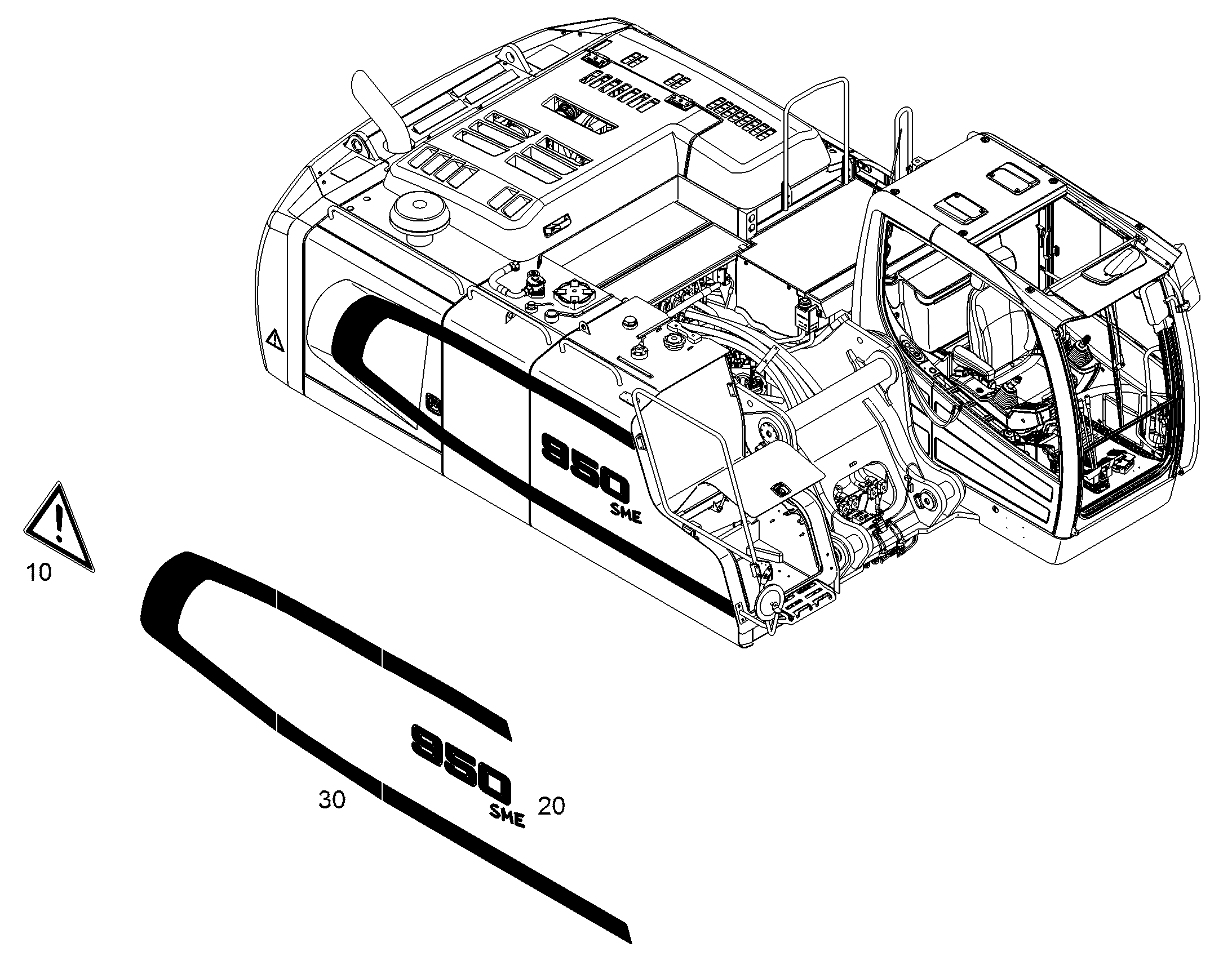 ТАБЛИЧКИ 950 10838267 LIEBHERR