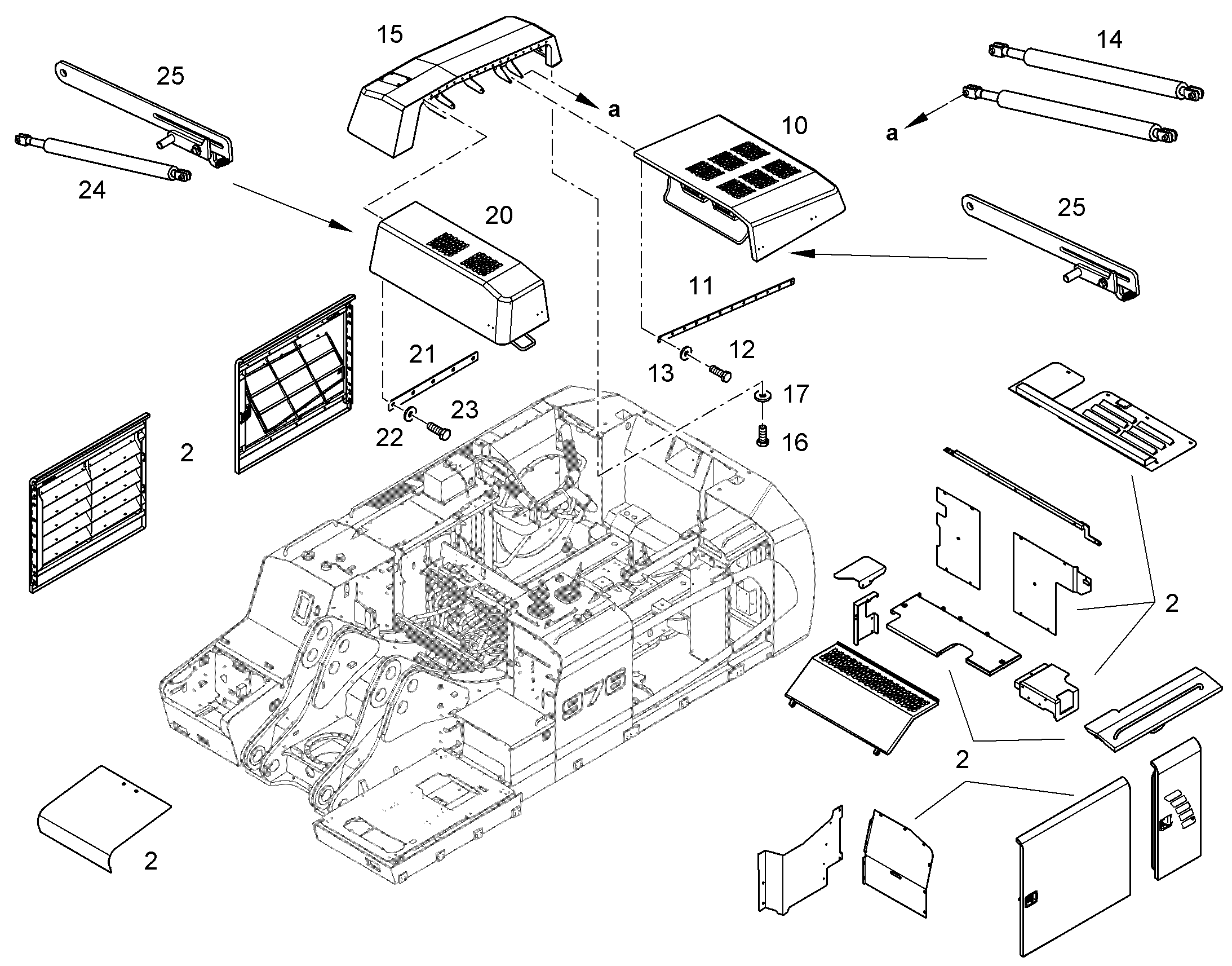 КАПОТ ДВИГАТЕЛЯ 10399489 LIEBHERR