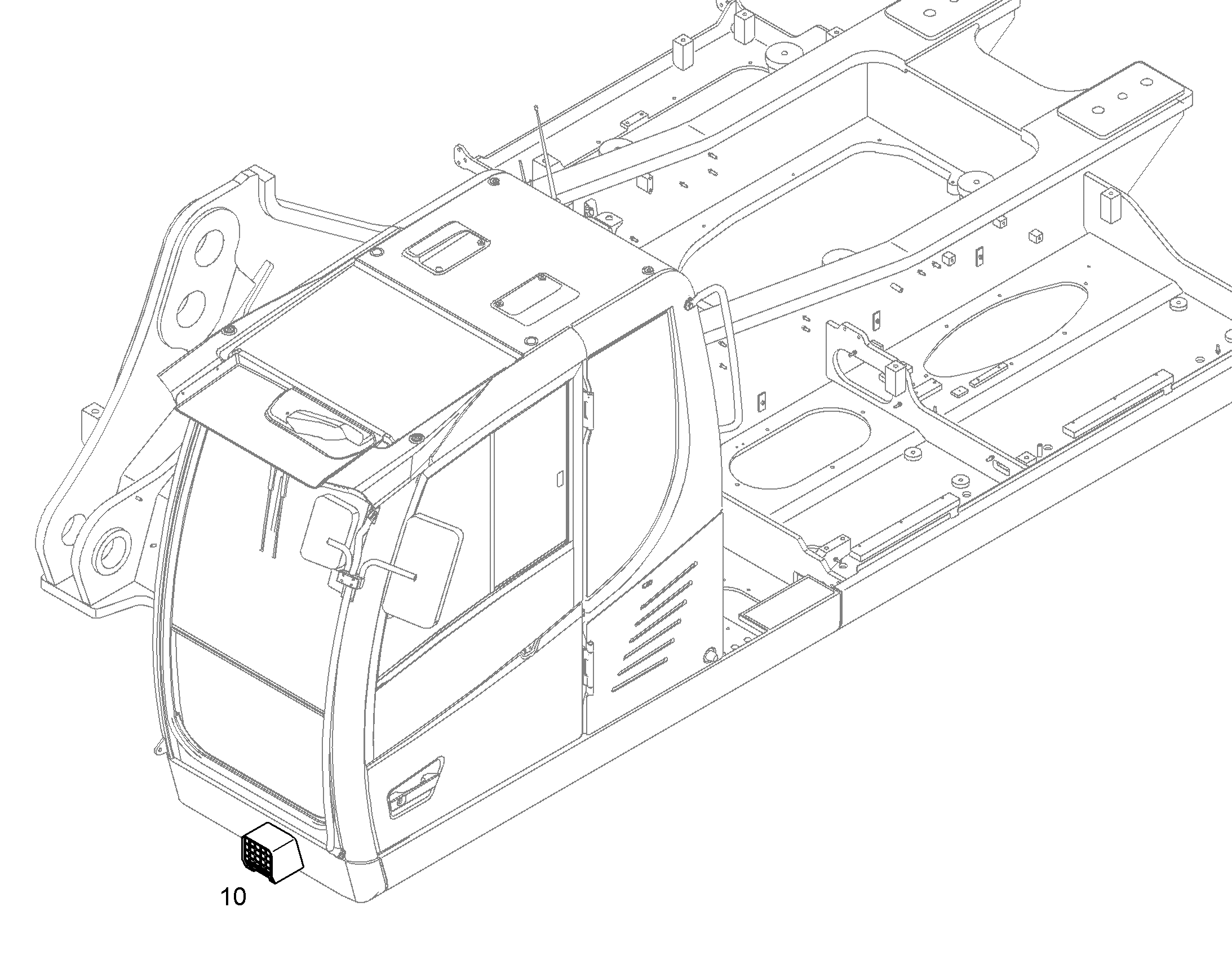 ПРОЖЕКТОР ДОПОЛНИТЕЛЬНЫЙ 10839978 LIEBHERR