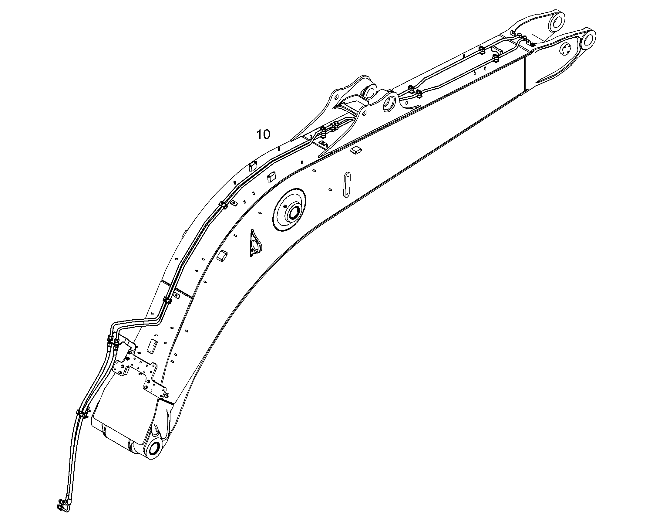 ПРОВОДКА ПРИВОД МЕХ. ПОВОРОТА 10828211 LIEBHERR