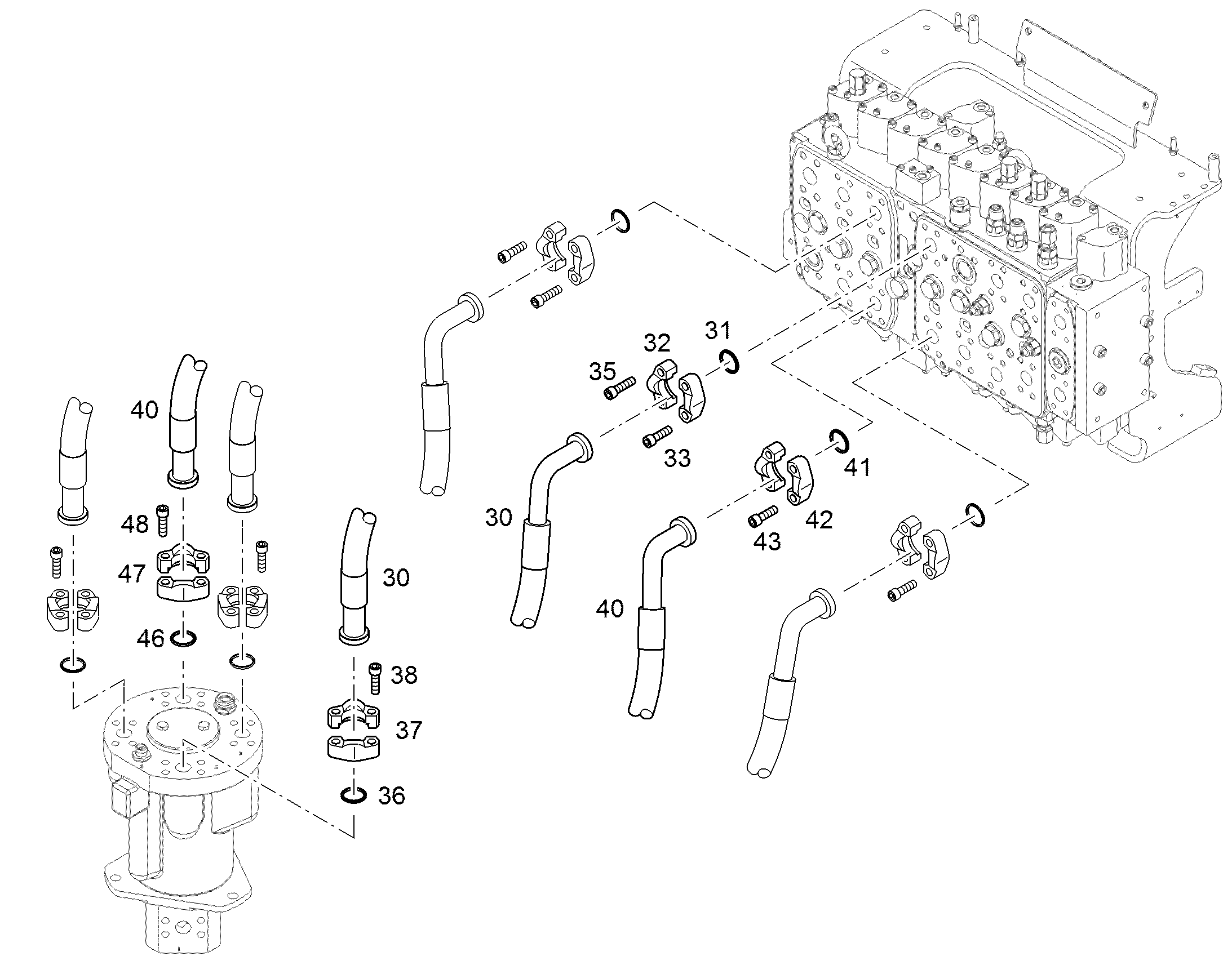 ШЛАНГ 25X1110 11213122 LIEBHERR