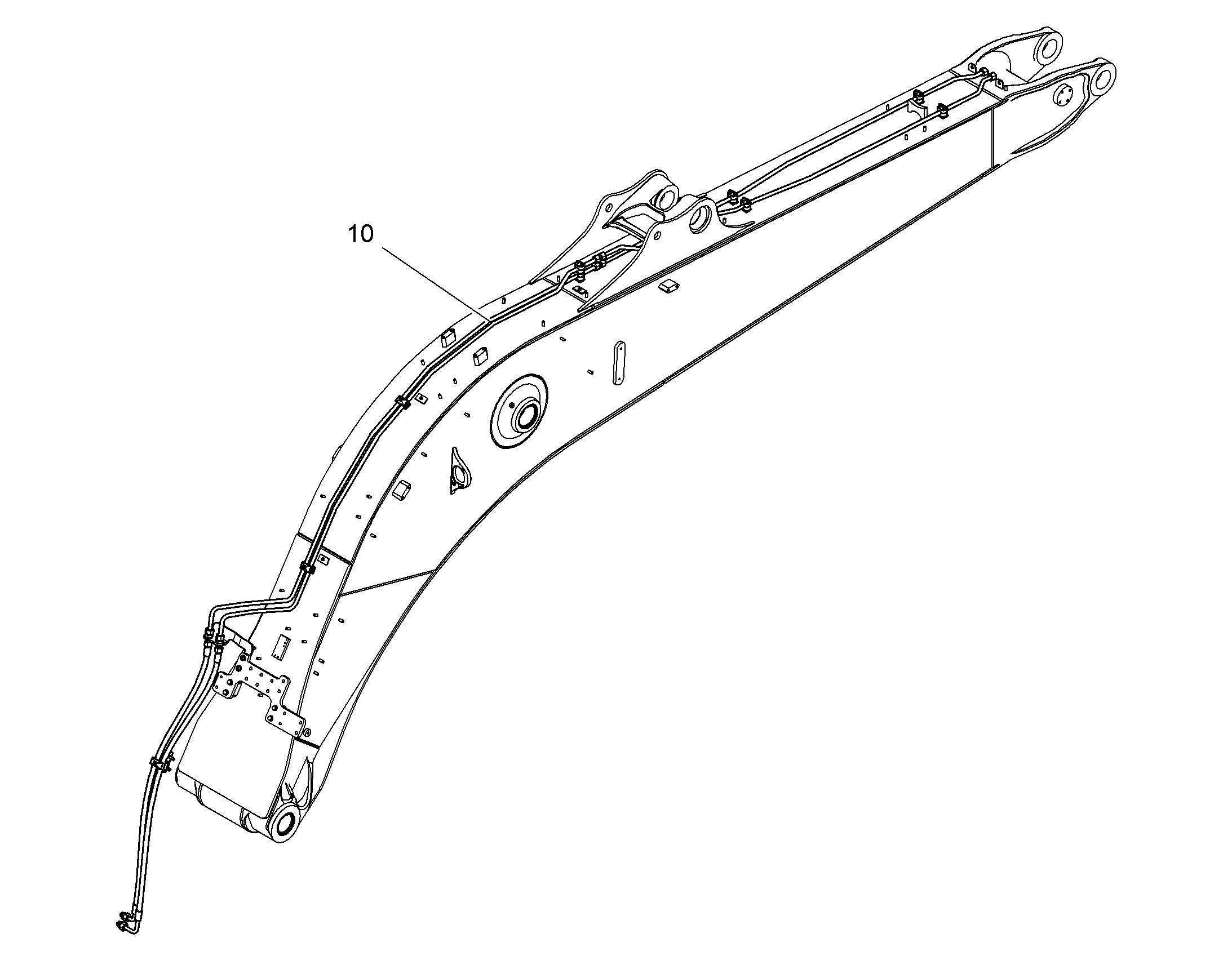 ПРОВОДКА ПРИВОД МЕХ. ПОВОРОТА 10828215 LIEBHERR