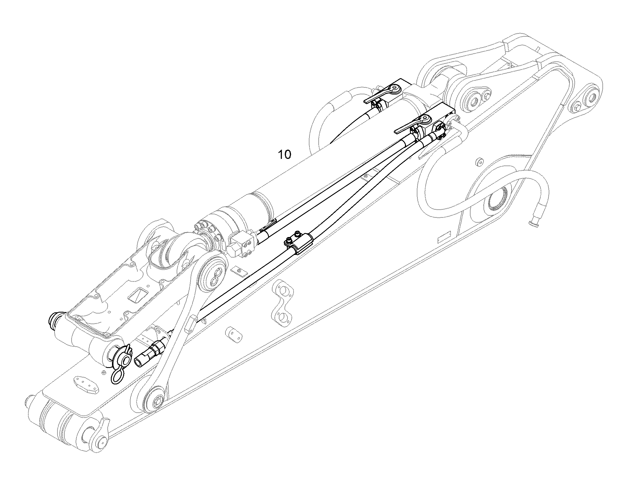 ПРОВОДКА ПРИВОД ГРЕЙФЕРА 10832212 LIEBHERR