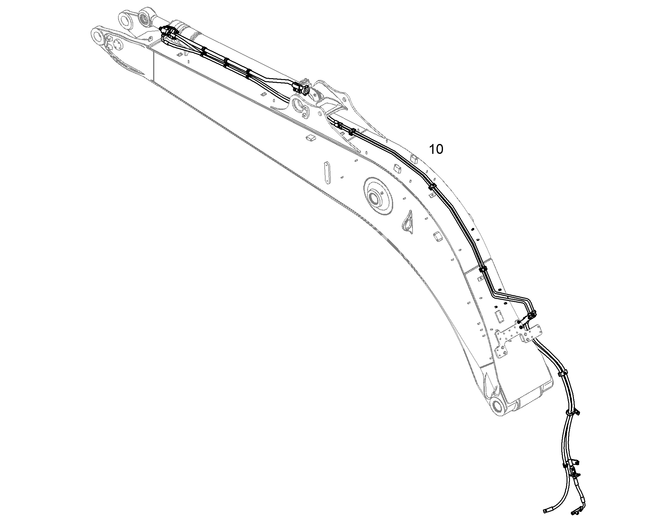 ЗАЩ.ТРУБЫ ЦИЛ.РУК. 10828228 LIEBHERR