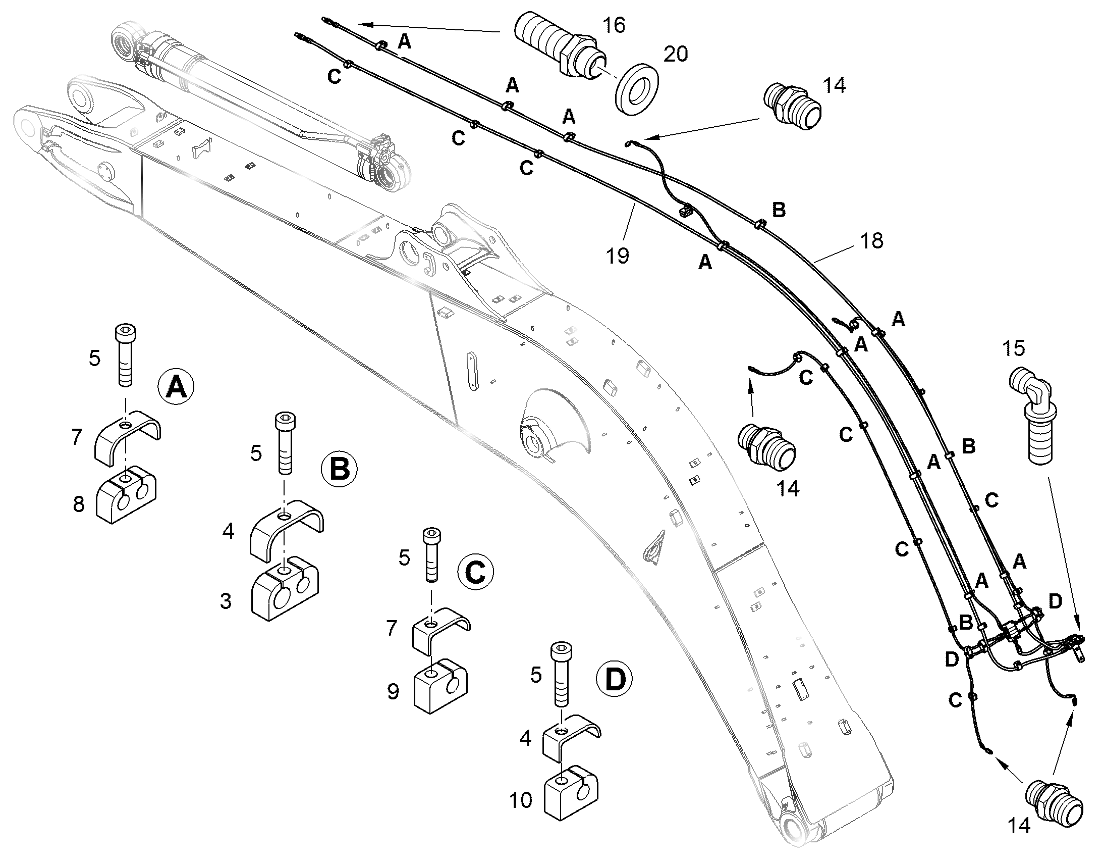 ШЛАНГ 6,3X5735 11210924 LIEBHERR