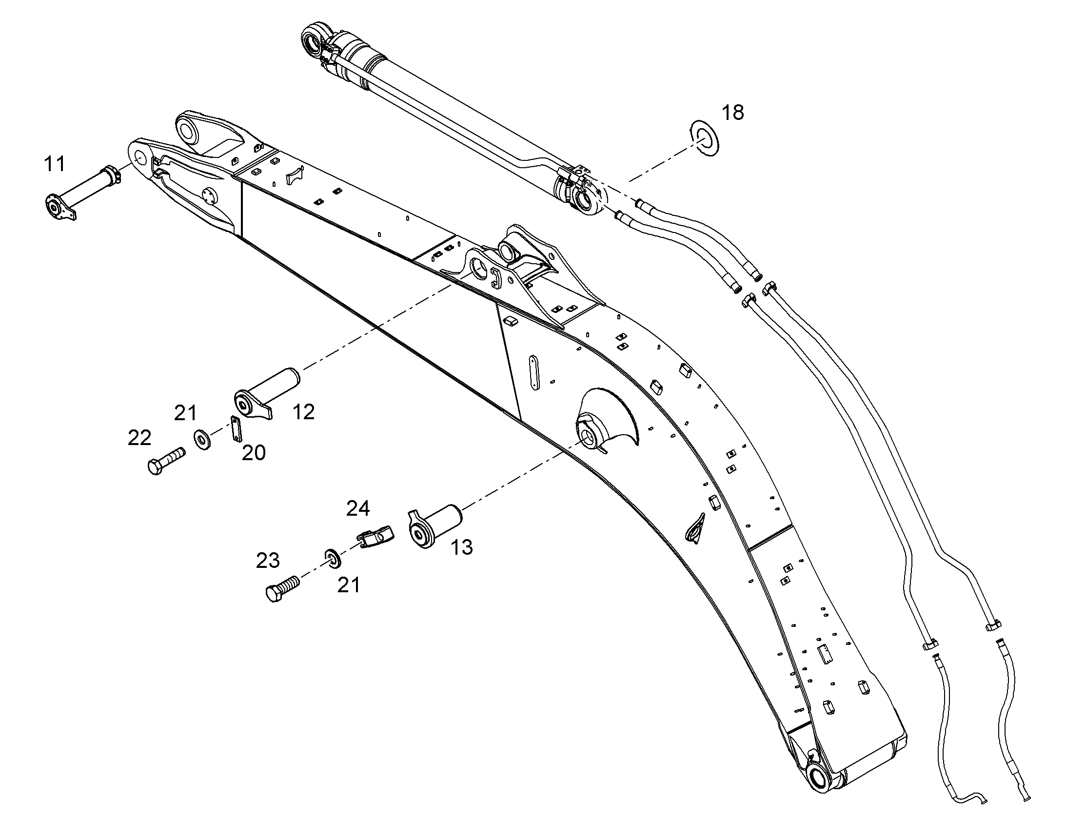 БОЛТ 90X0X430 10841008 LIEBHERR