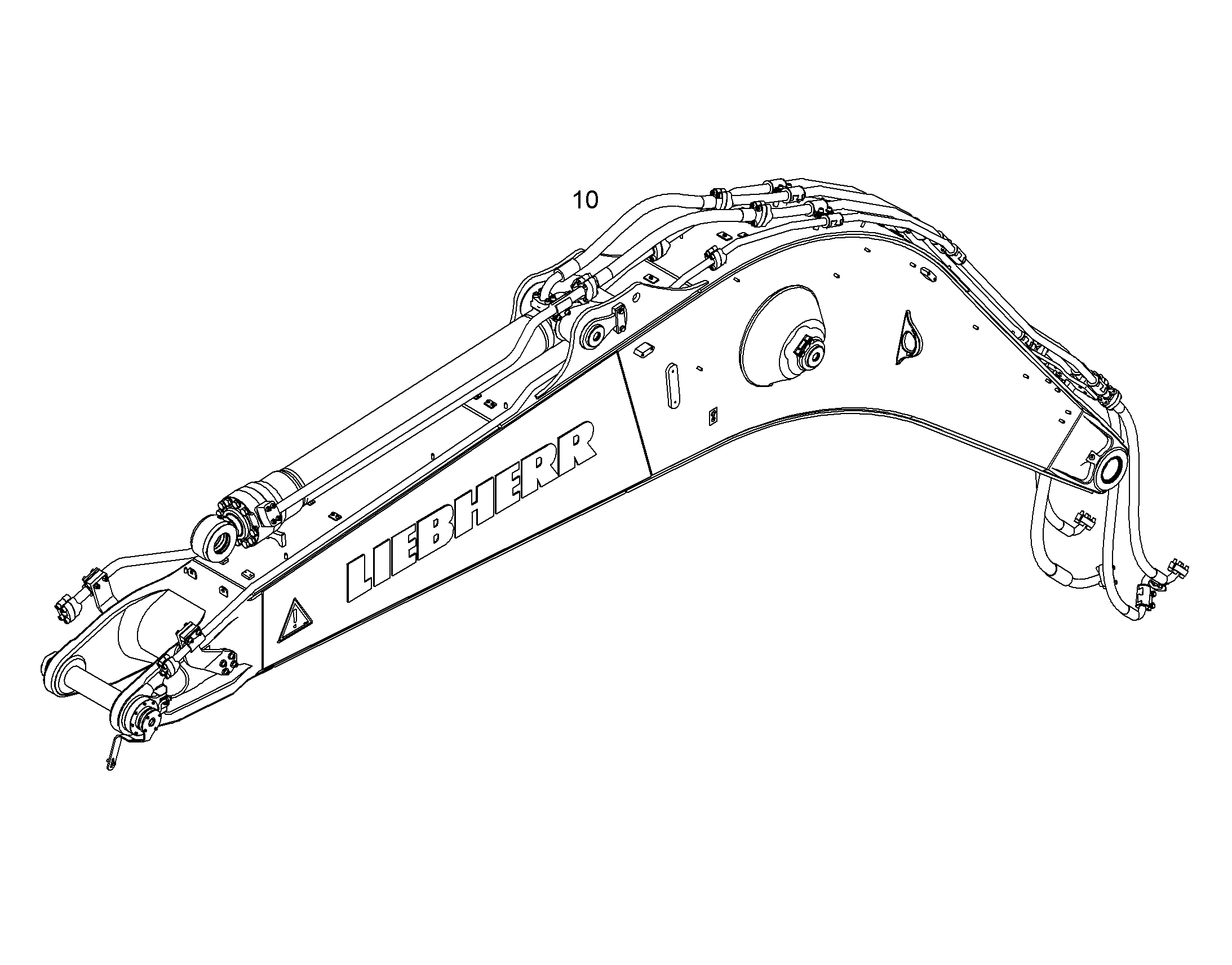 СТРЕЛА ОДНОКОРПУСНАЯ 5,70M 10831742 LIEBHERR