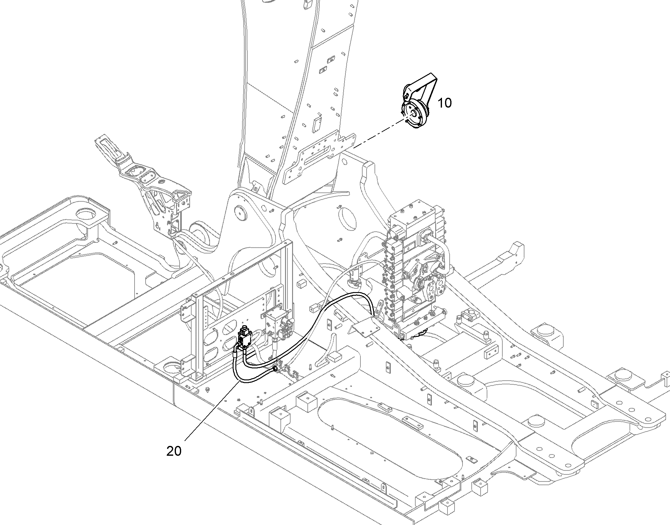 ДЕТАЛИ МОНТАЖНЫЕ ДЛЯ ОБОРУД. 10843668 LIEBHERR