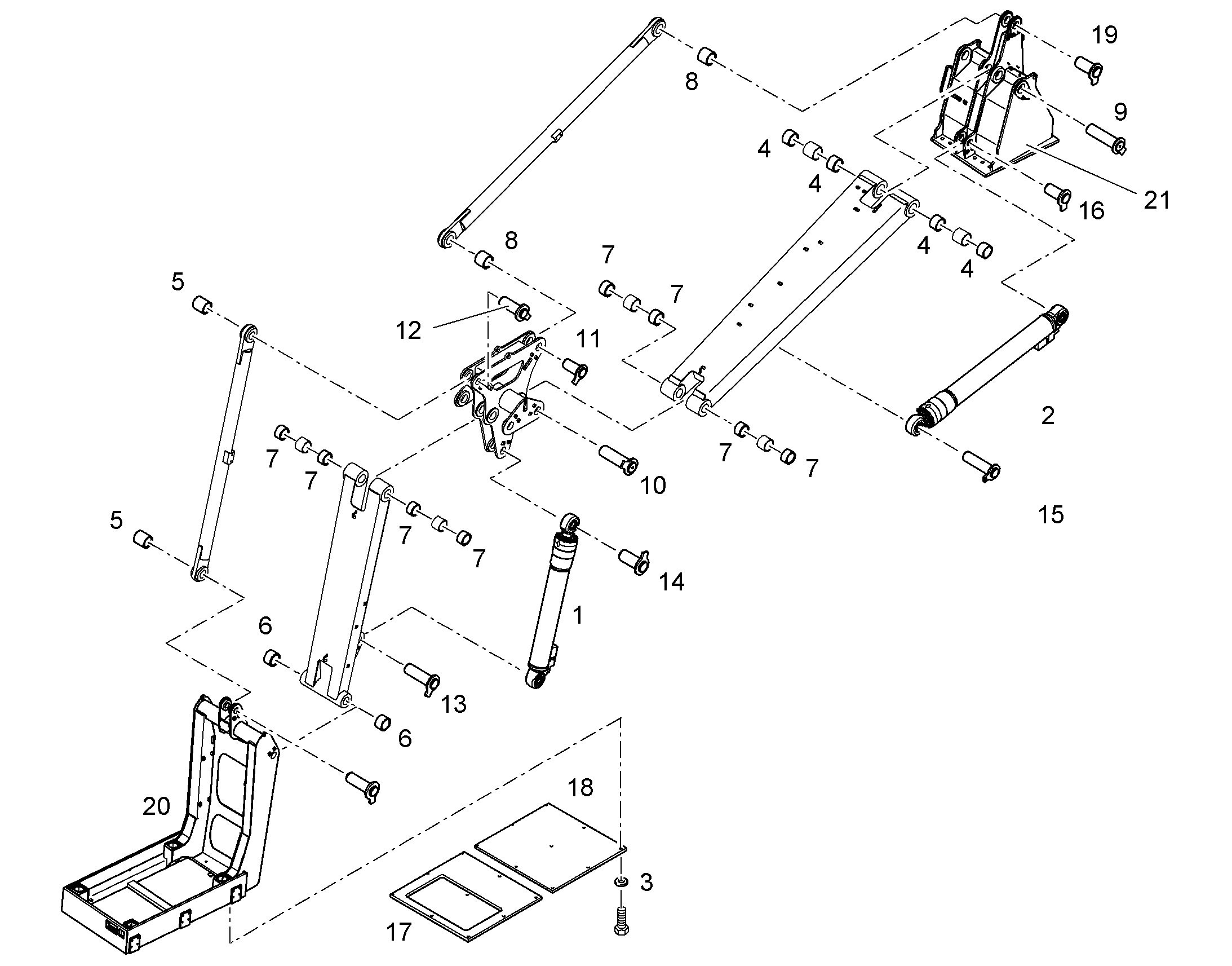 НАПОЛЬНЫЙ ЛИСТ, СПЕРЕДИ 10475860 LIEBHERR
