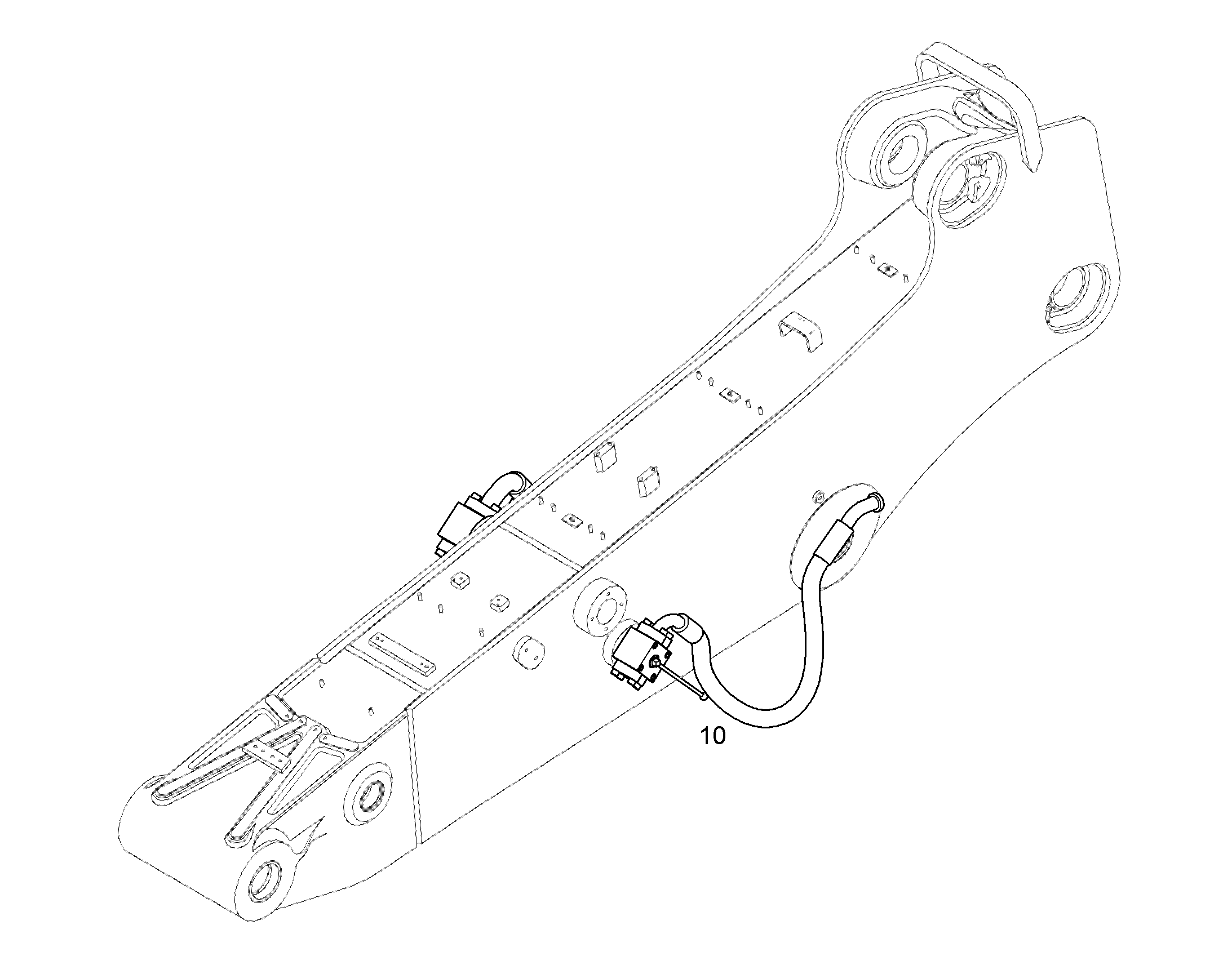 ПРОВОДКА МОНТАЖ AHS 10846450 LIEBHERR
