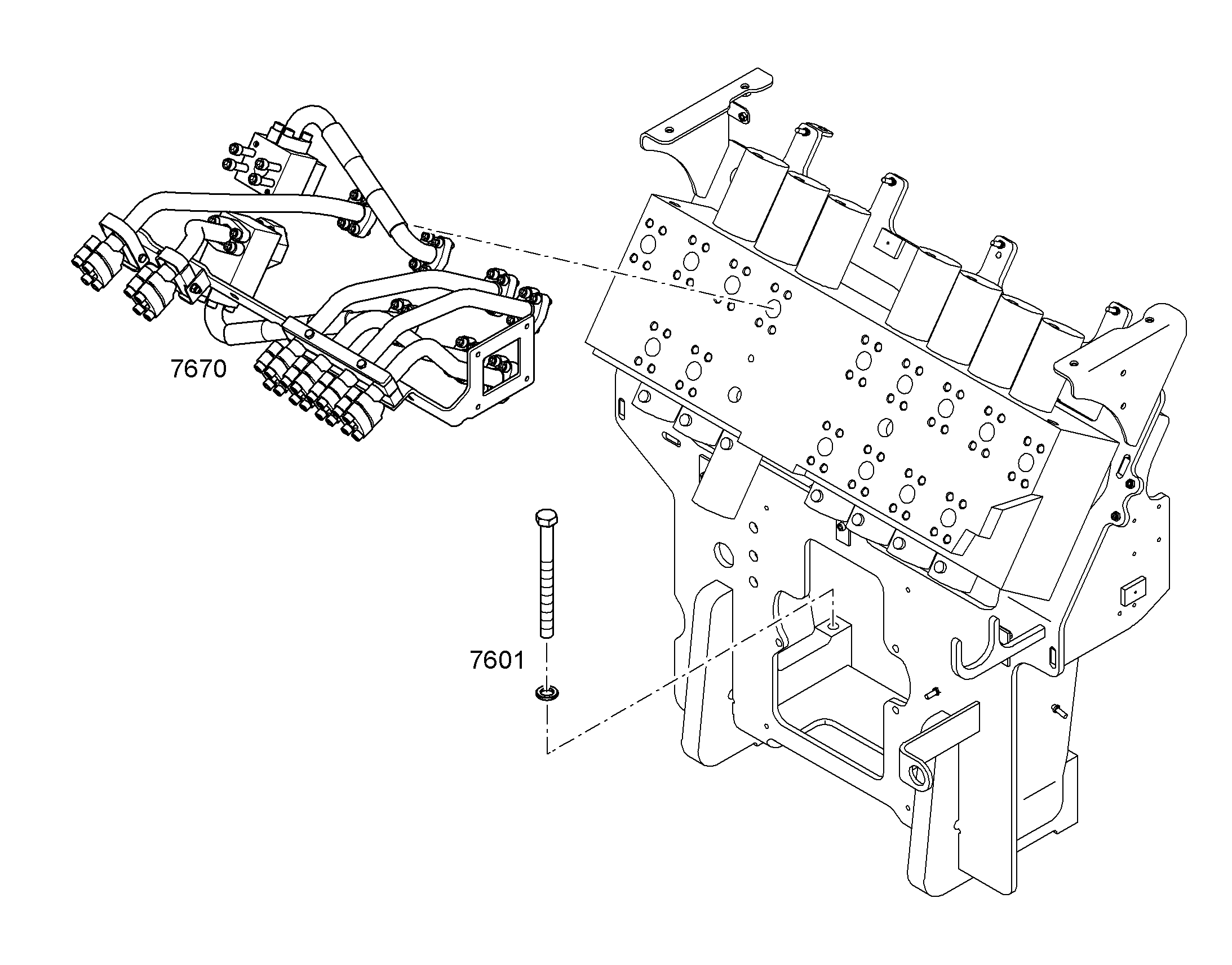 ЛИНИЯ НАПОРНАЯ 10396130 LIEBHERR