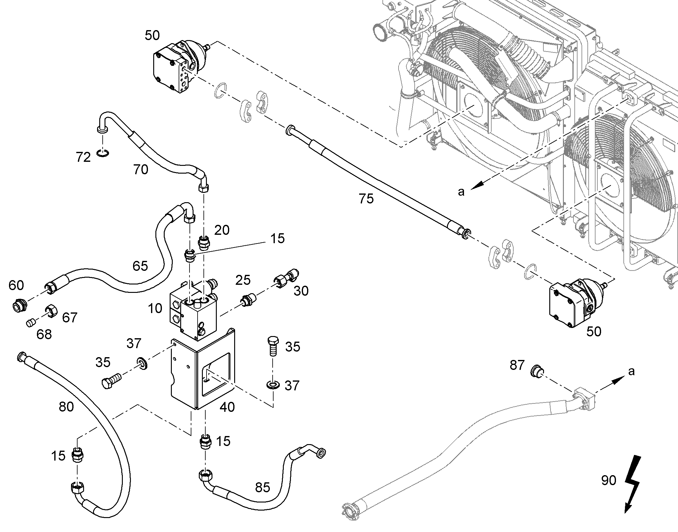 ШЛАНГ 20X980 11001726 LIEBHERR
