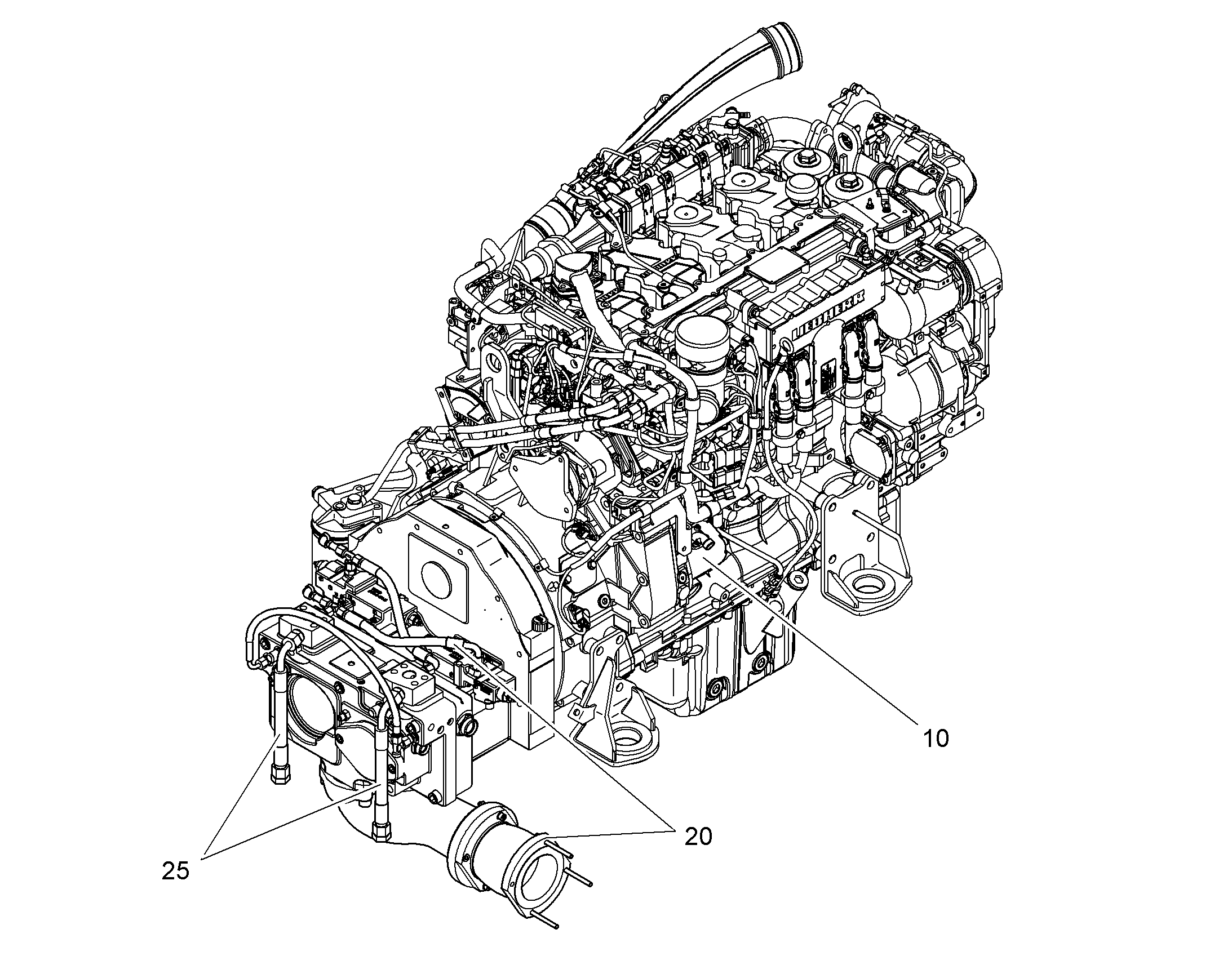 ШЛАНГИ ПАРОВЫЕ 10406539 LIEBHERR