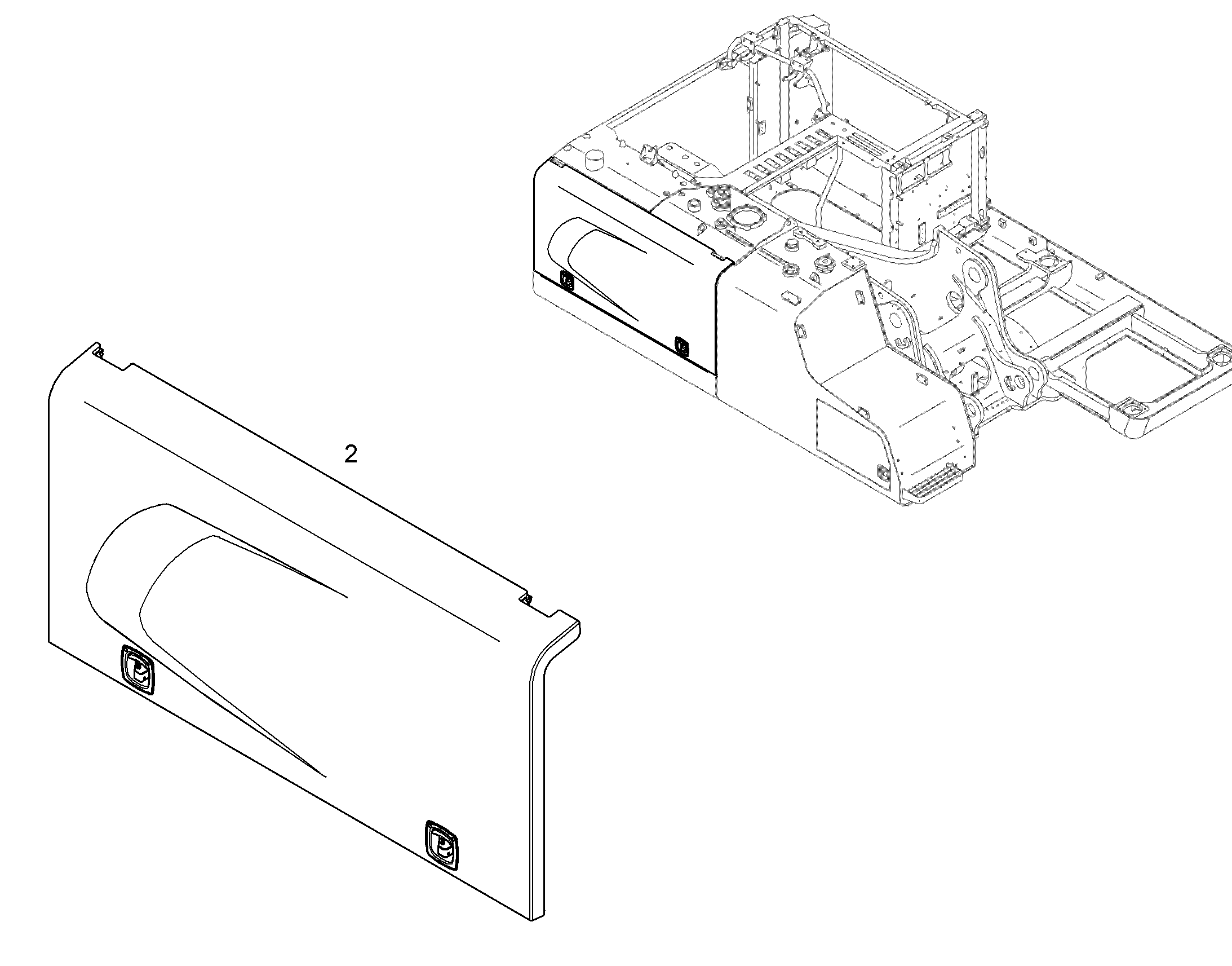 ДВЕРЬ БОКОВАЯ ПРАВАЯ 11118189 LIEBHERR