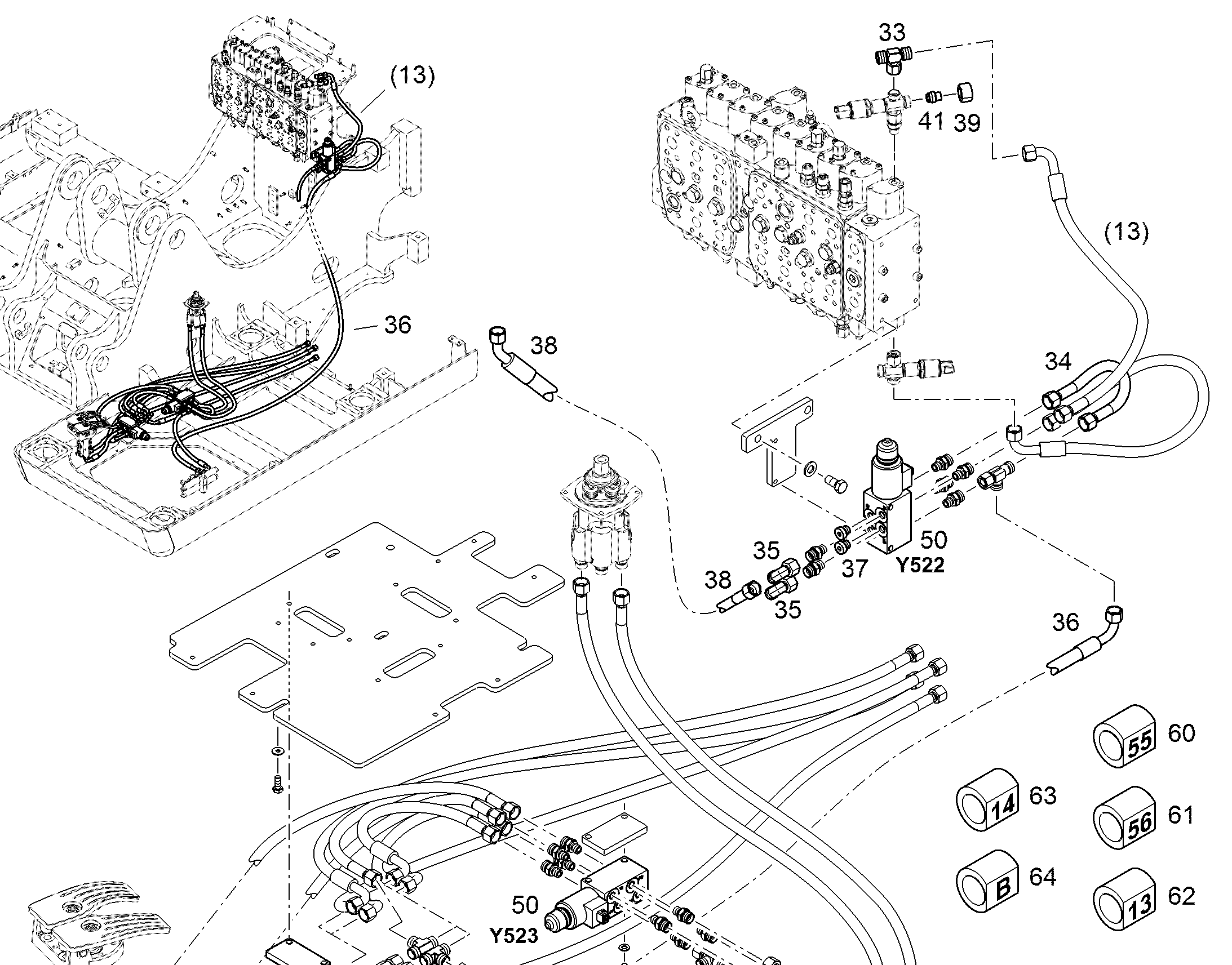 ШЛАНГ 10X1650 12224125 LIEBHERR