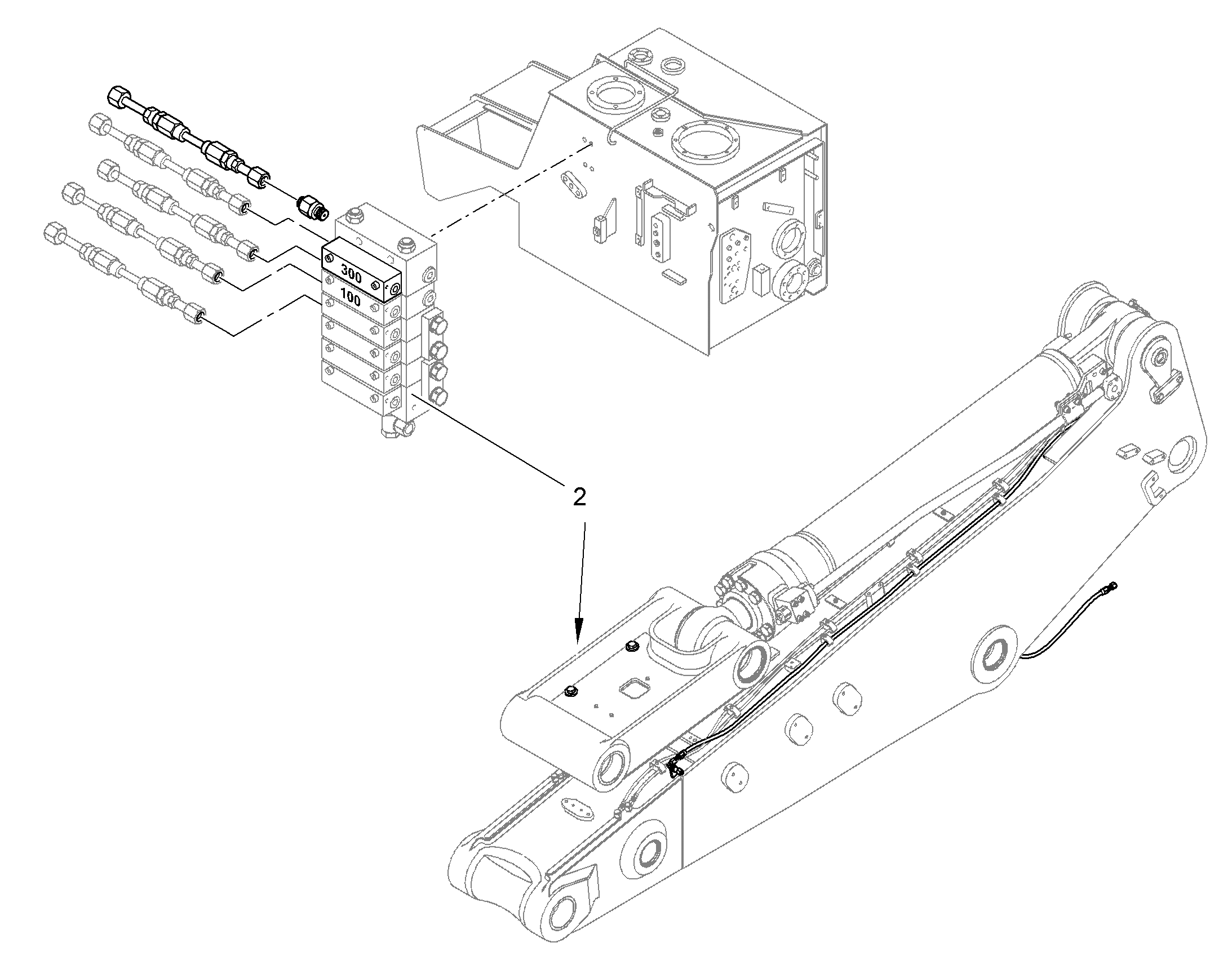 СМАЗОЧНЫЕ ЛИНИИ ДЛЯ НАКЛАДОК 10845244 LIEBHERR