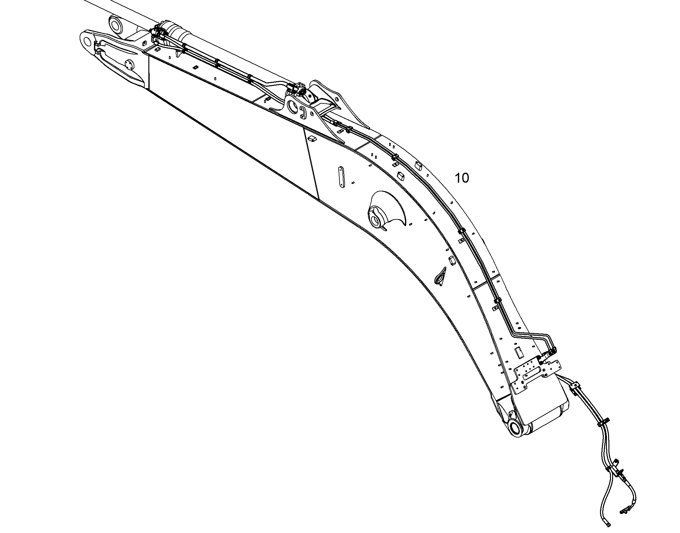 ЗАЩ.ТРУБЫ ЦИЛ.РУК. 10843801 LIEBHERR