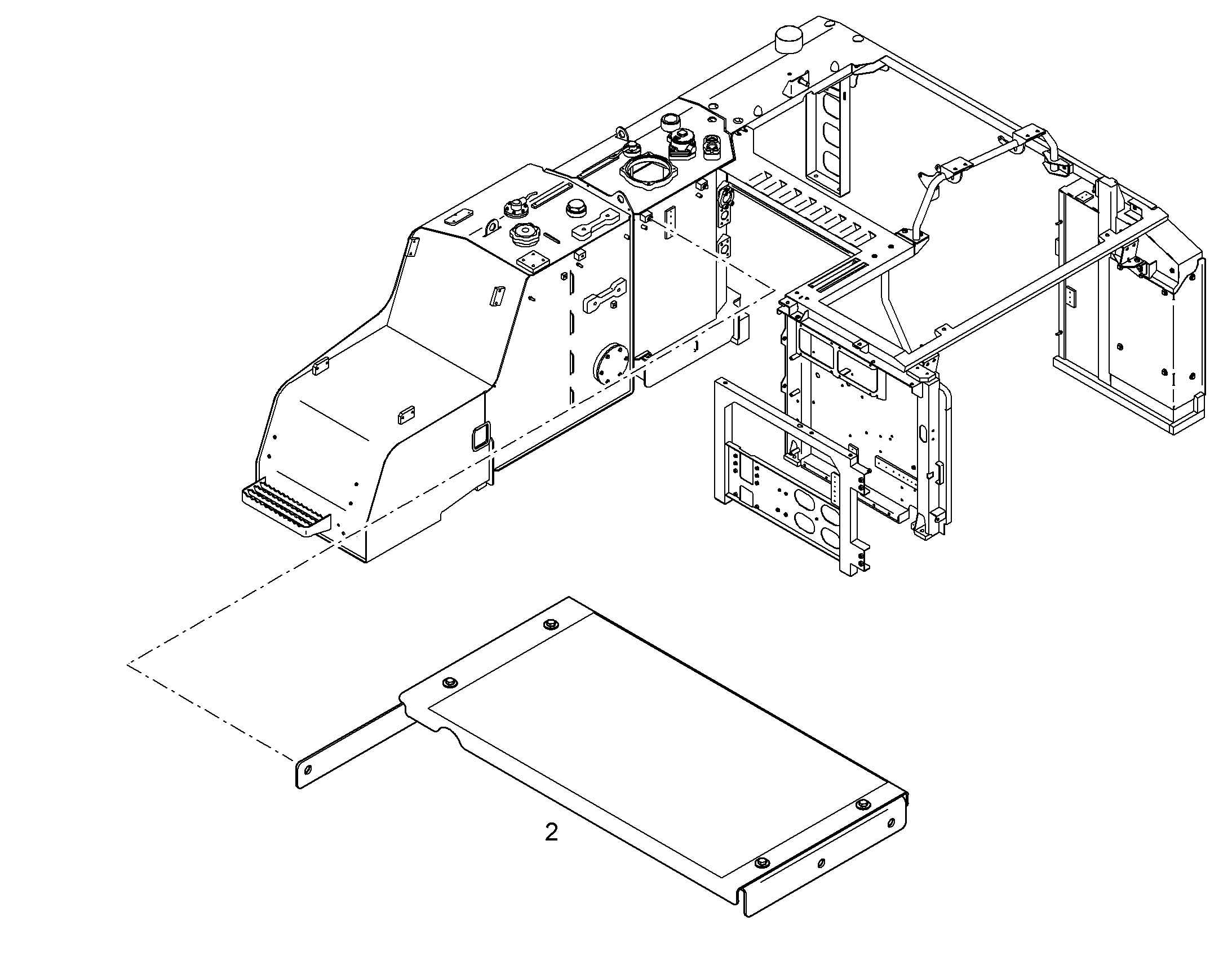 КАПОТ ПОСЕРЕДИНЕ 10856505 LIEBHERR