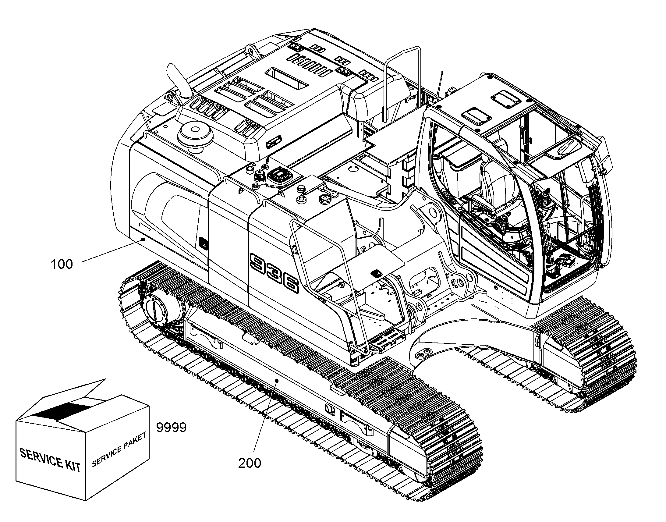 ШАССИ, КОМПЛЕКТ 11463708 LIEBHERR
