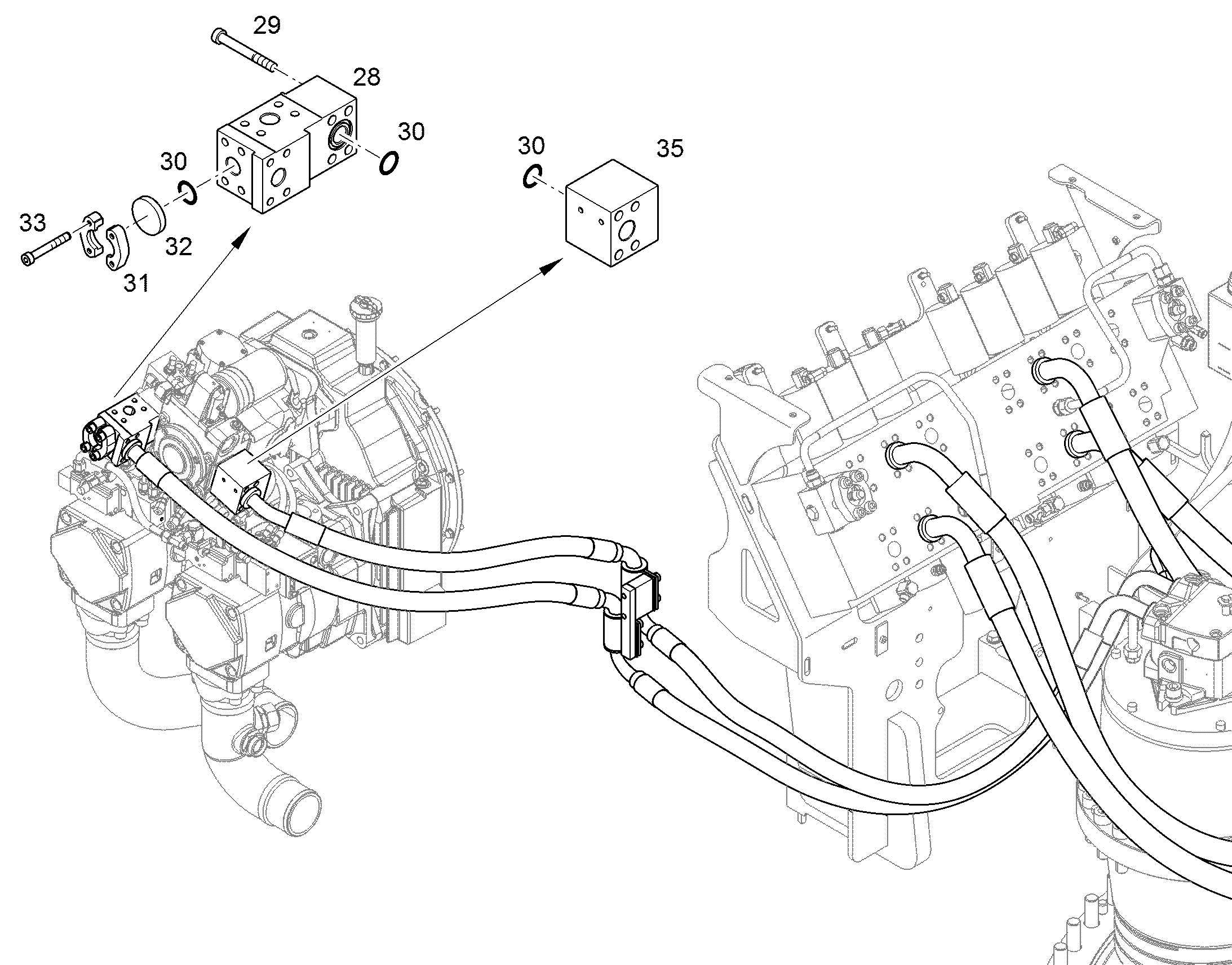 БЛОК РАСПРЕДЕЛИТЕЛЯ SAE 1 CODE 62 10405973 LIEBHERR