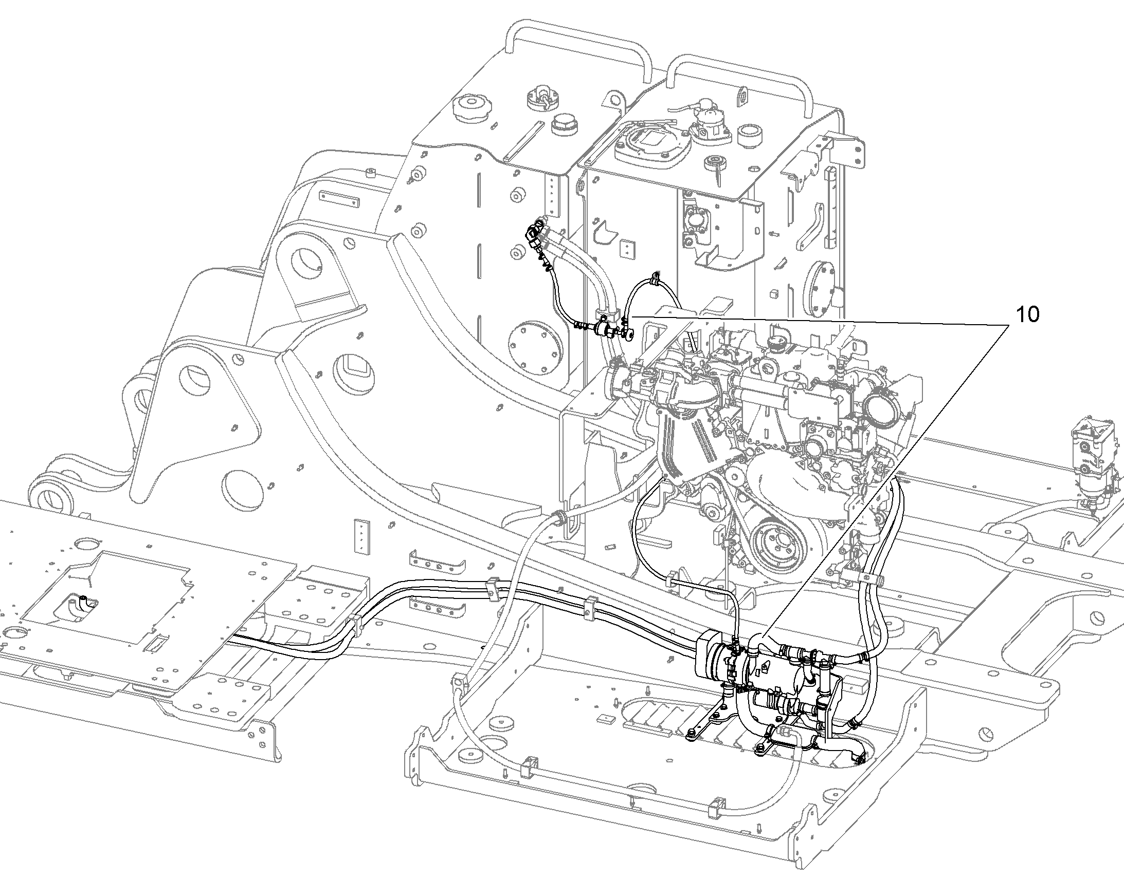ОТОПЛ.ПРИ НЕРАБ. ДВИГАТЕЛЕ 10396283 LIEBHERR