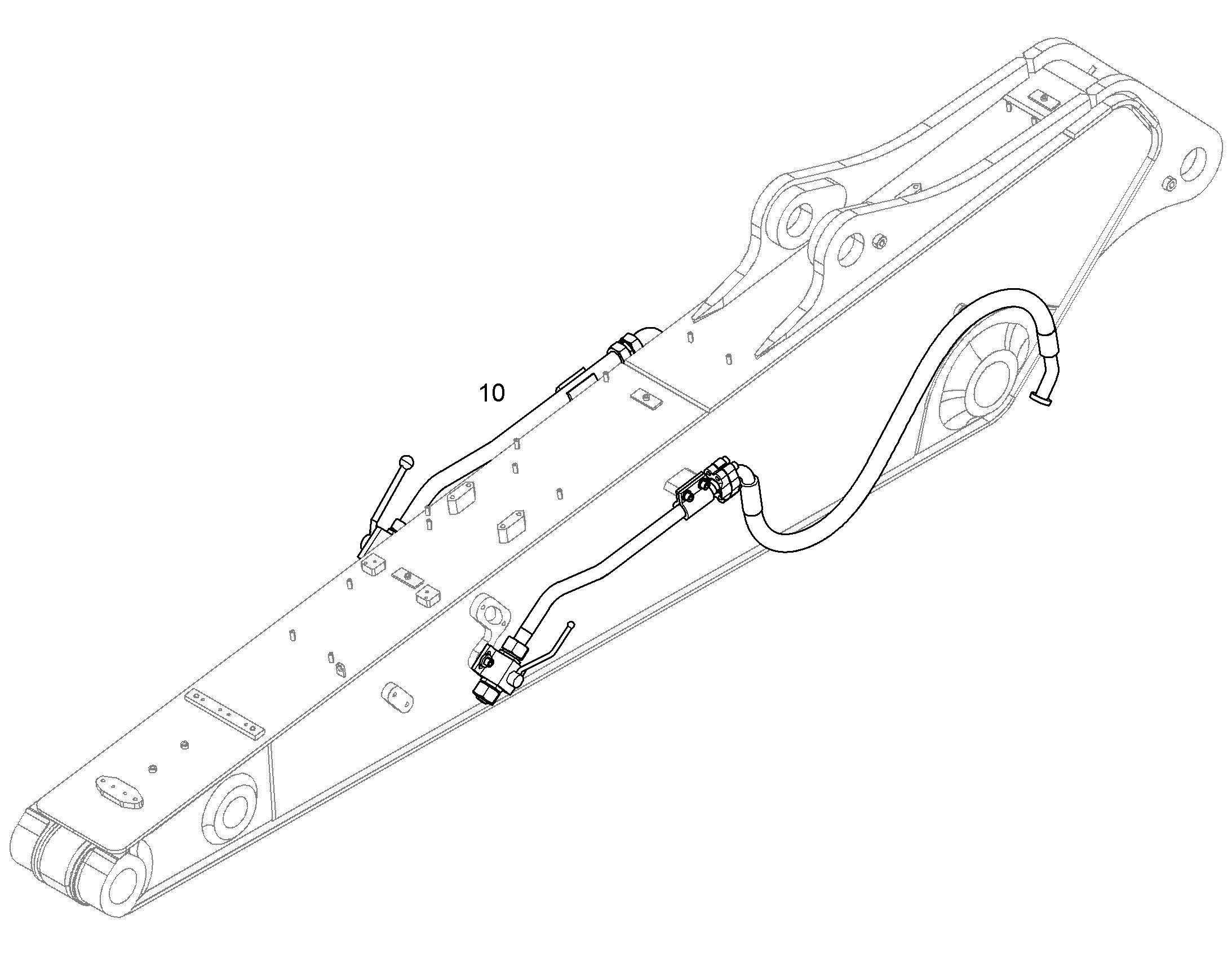ПРОВОДКА МОНТАЖ AHS 10821694 LIEBHERR