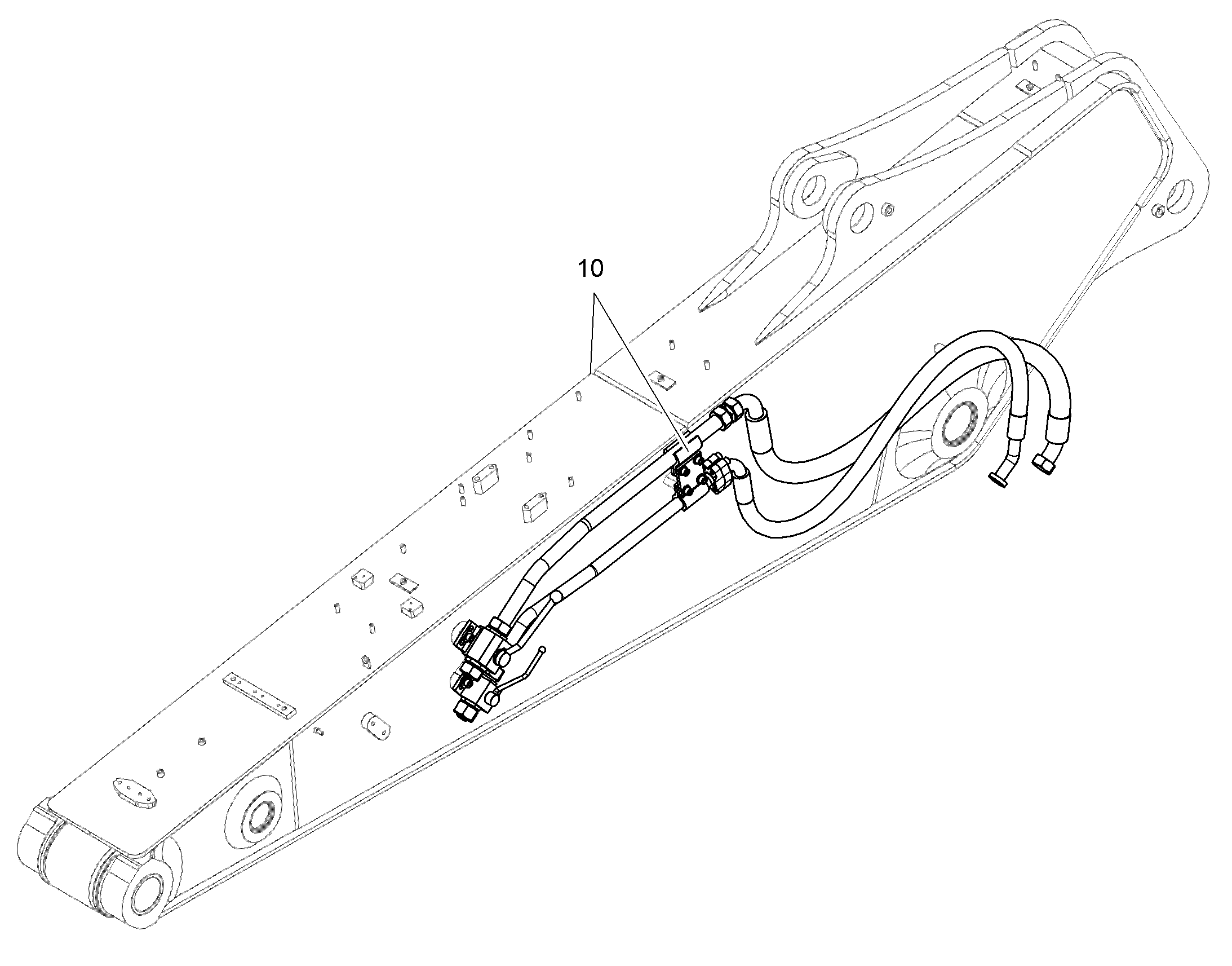 ПРОВОДКА МОНТАЖ AHS 10821700 LIEBHERR