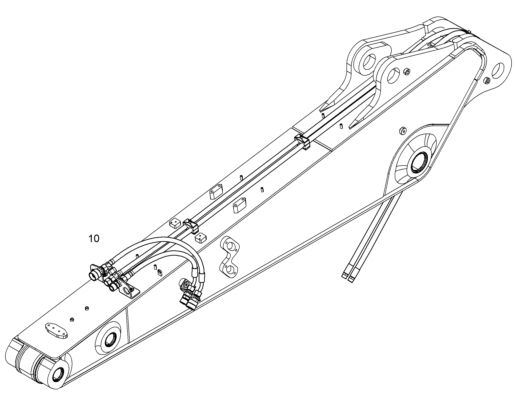 ПРОВОДКА ПРИВОД МЕХ. ПОВОРОТА 10832199 LIEBHERR