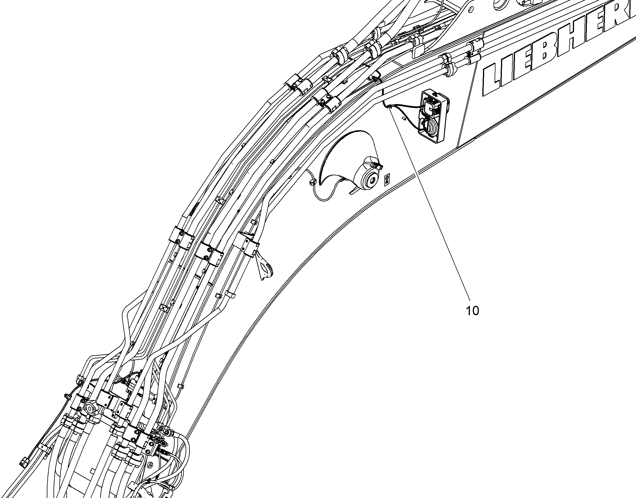 ЭЛЕКТРОУСТАНОВКА ОБОРУДОВАНИЯ 10841844 LIEBHERR