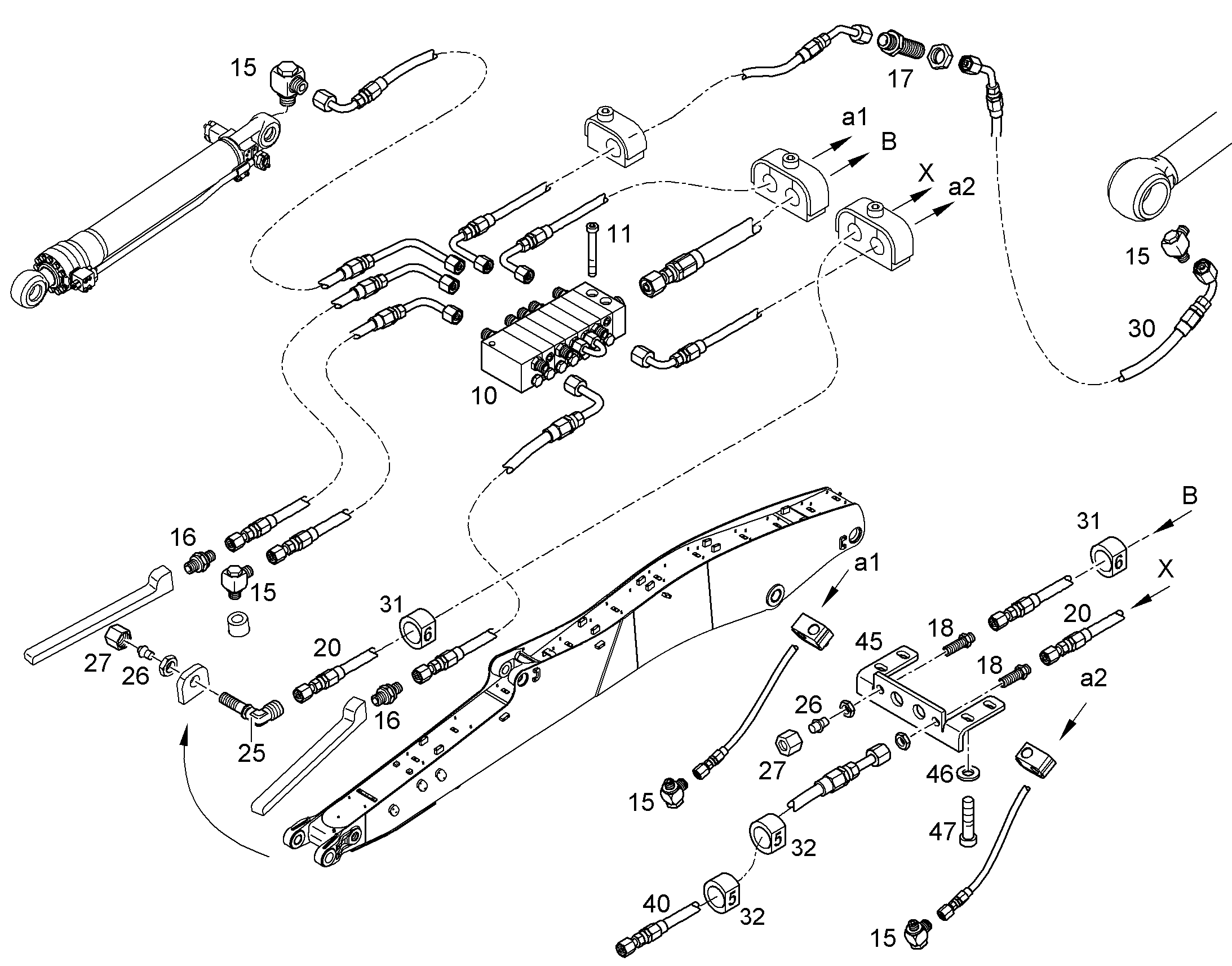 РАСПРЕДЕЛИТЕЛЬ MX-F 6/7 10664754 LIEBHERR