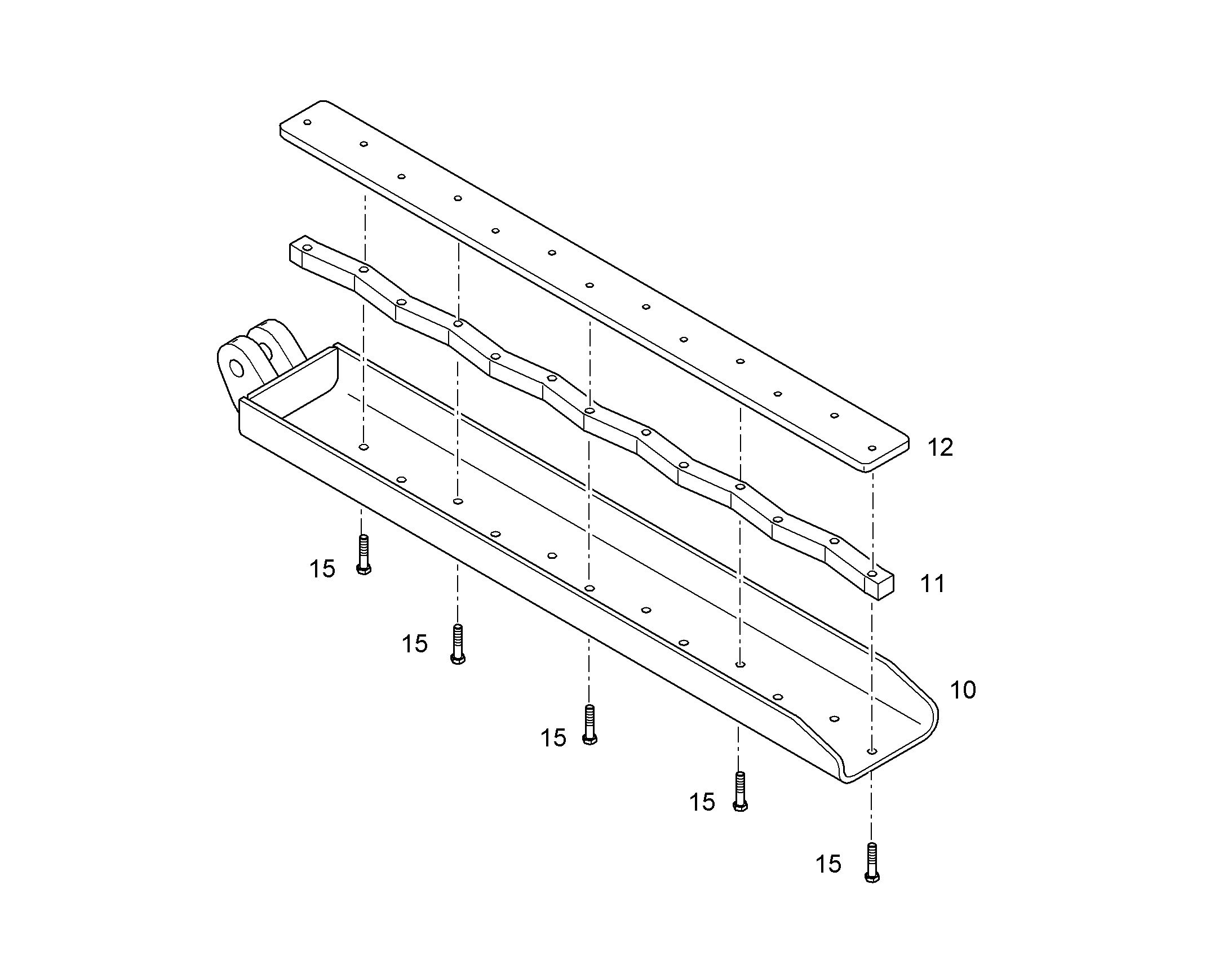 ШИНА СКОЛЬЗЯЩАЯ 10851335 LIEBHERR