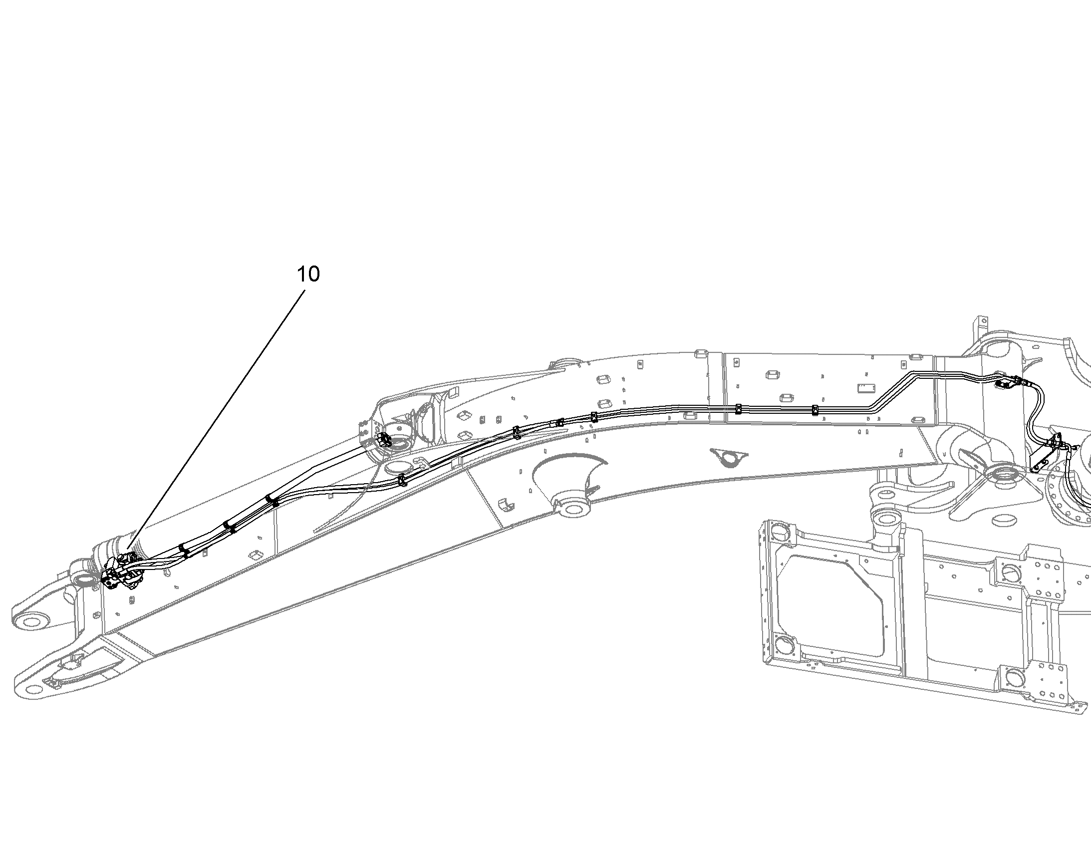 ЗАЩ.ТРУБЫ ЦИЛ.РУК. 10840268 LIEBHERR