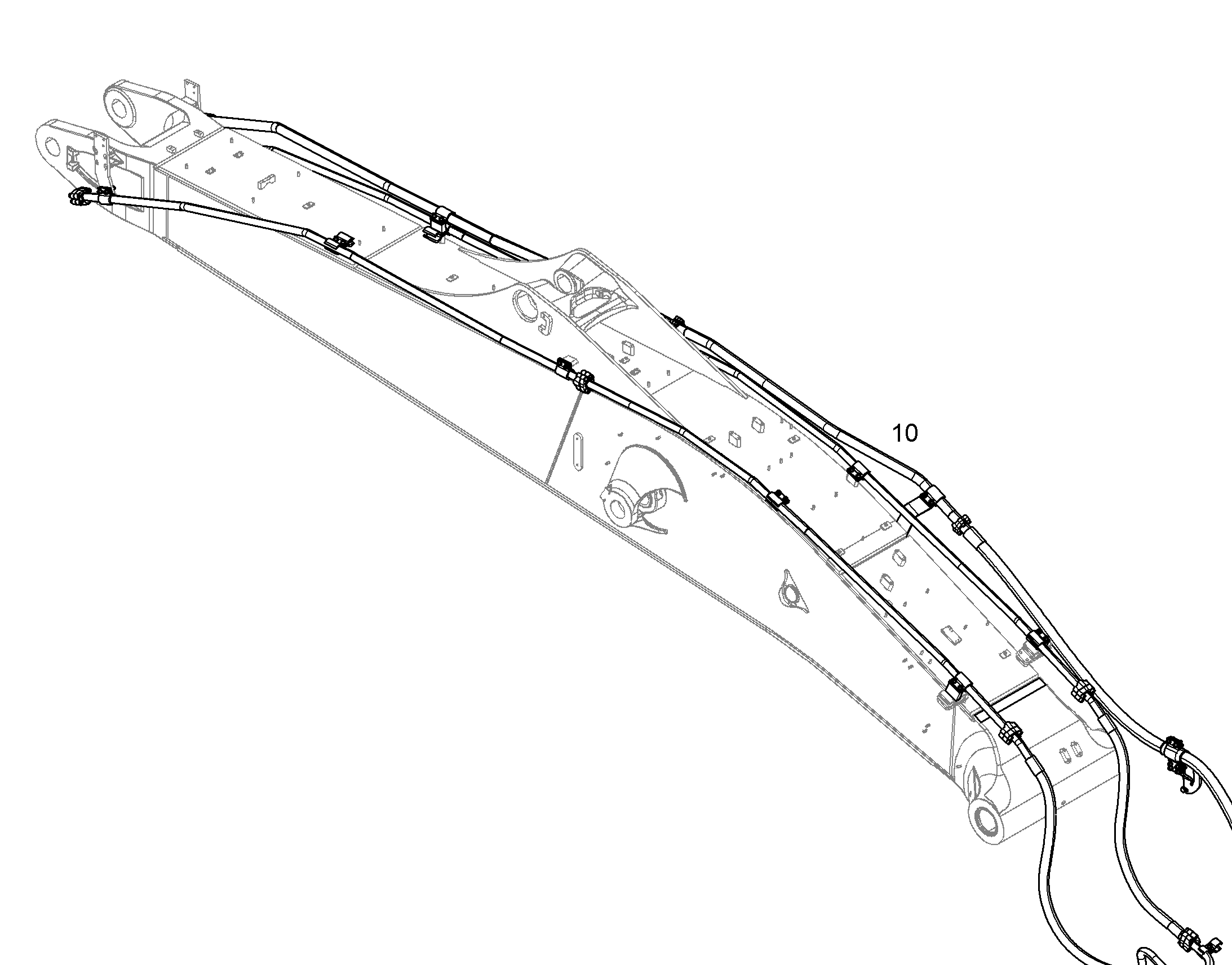 ПРОВОДКА МОНТАЖ AHS 10840254 LIEBHERR