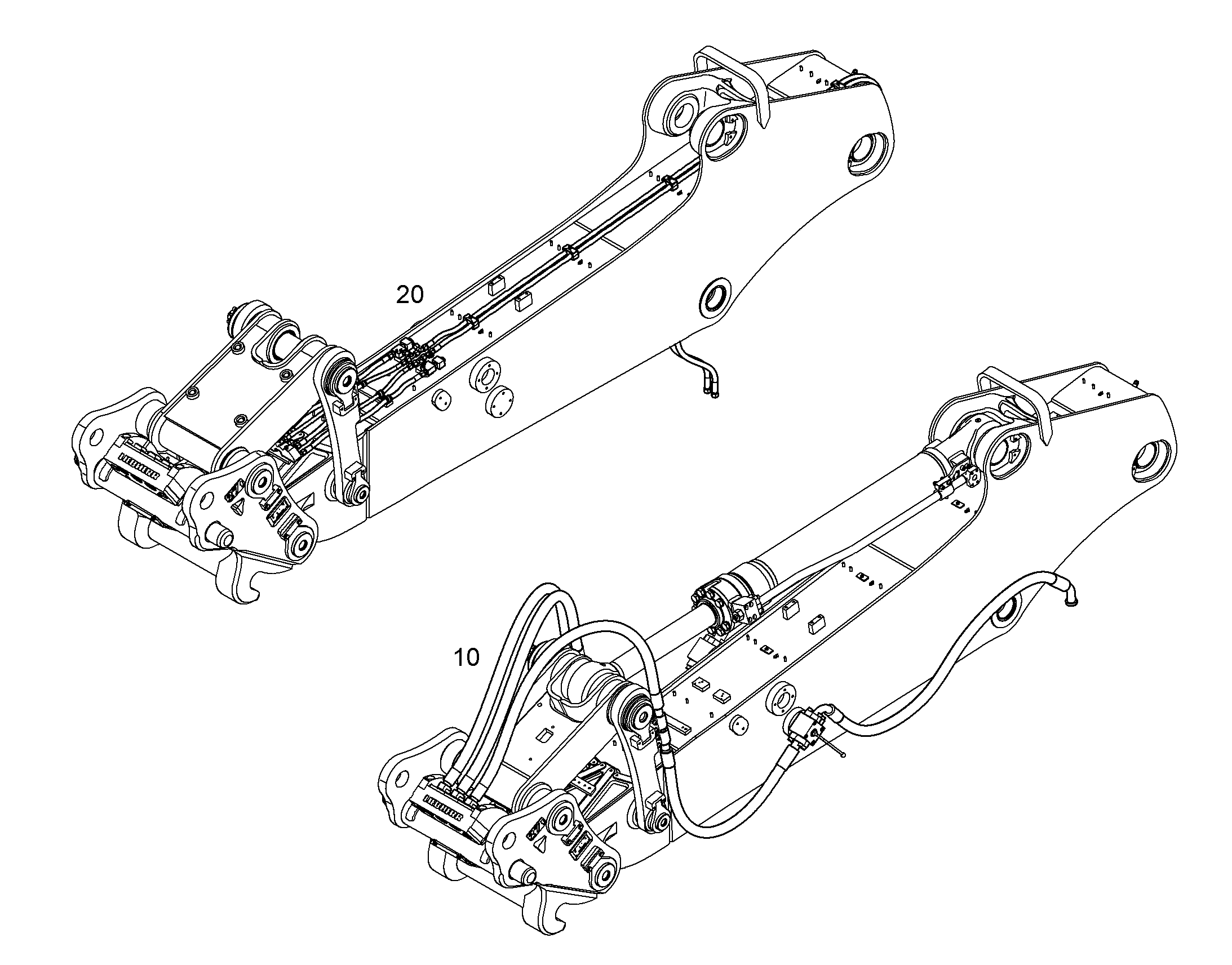 ПРОВОДКА ПРИВОД МЕХ. ПОВОРОТА 10849484 LIEBHERR