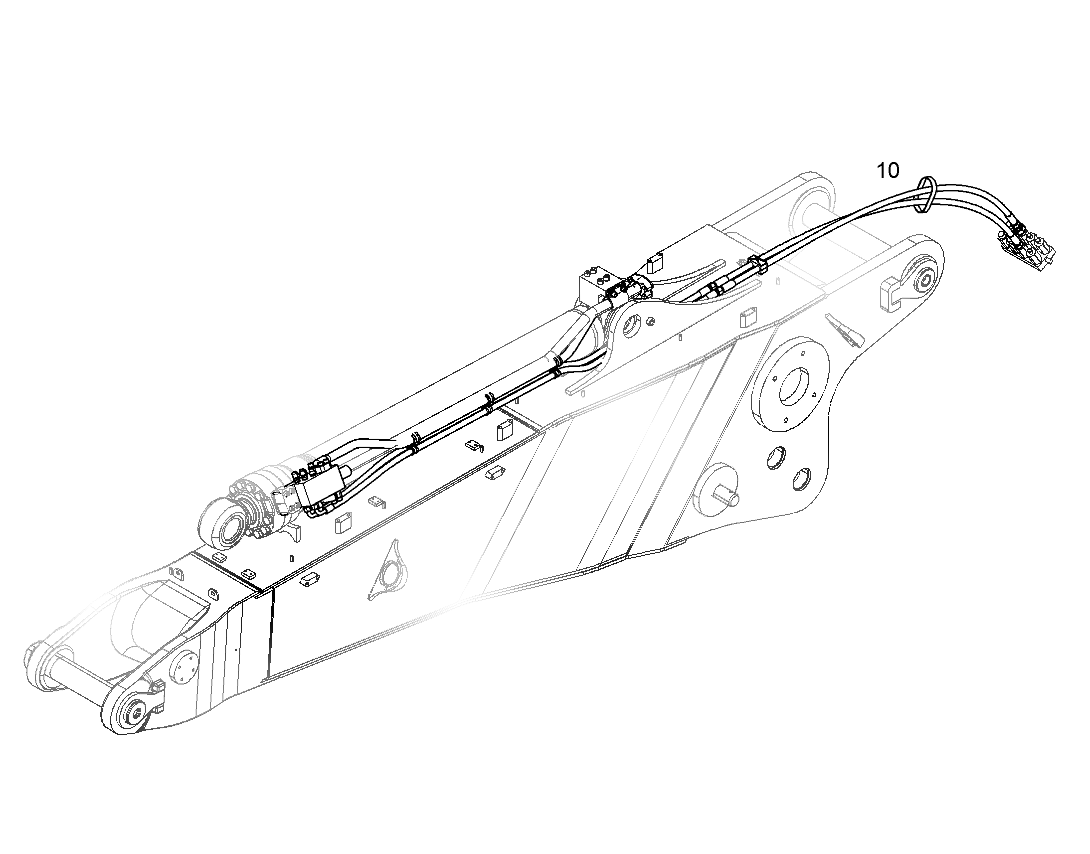 ЗАЩ.ТРУБЫ ЦИЛ.РУК. 10843463 LIEBHERR