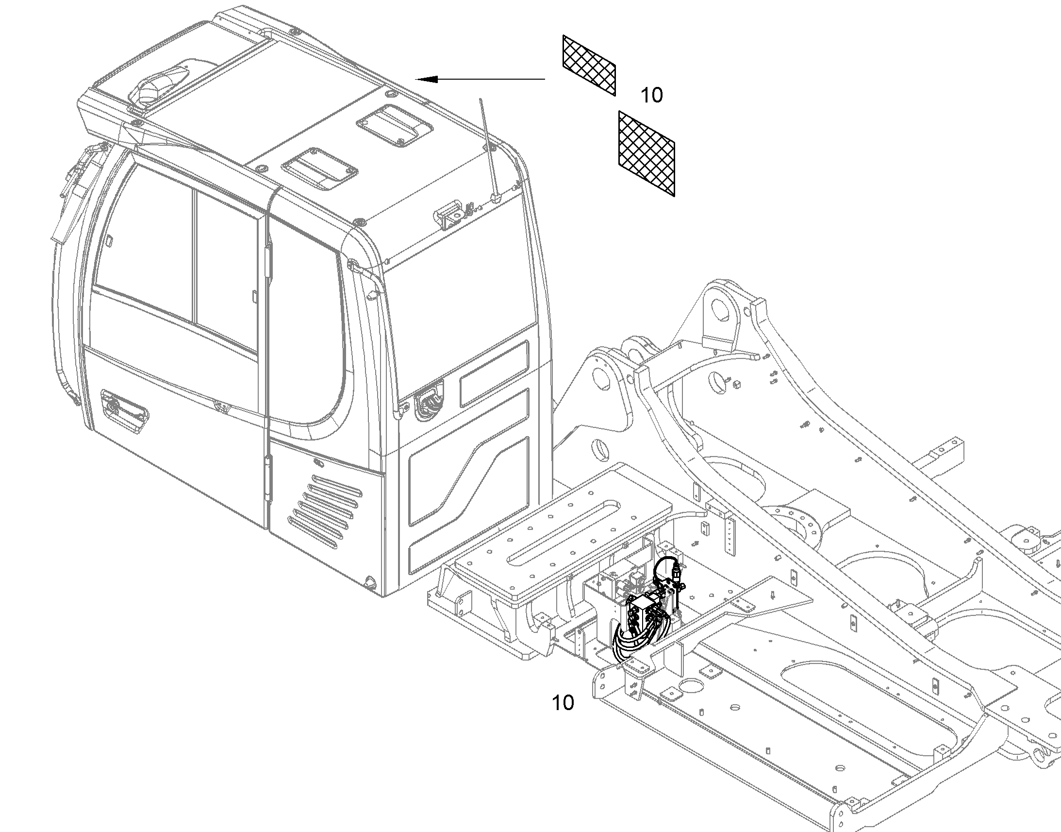 ПЕРЕКЛЮЧЕНИЕ УПРАВЛЕНИЕ 10846258 LIEBHERR