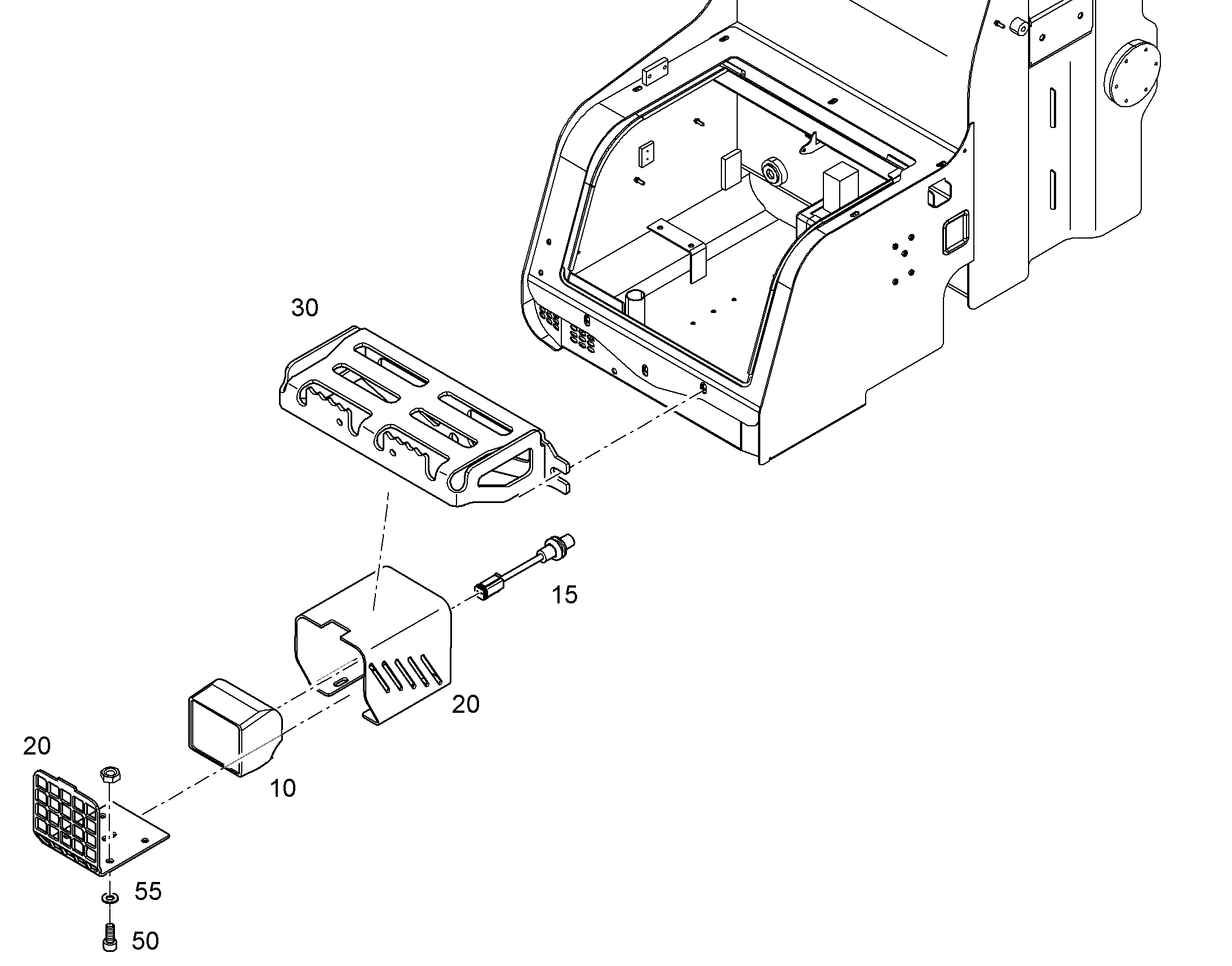 ЗАЩИТА ФАРЫ 10826061 LIEBHERR