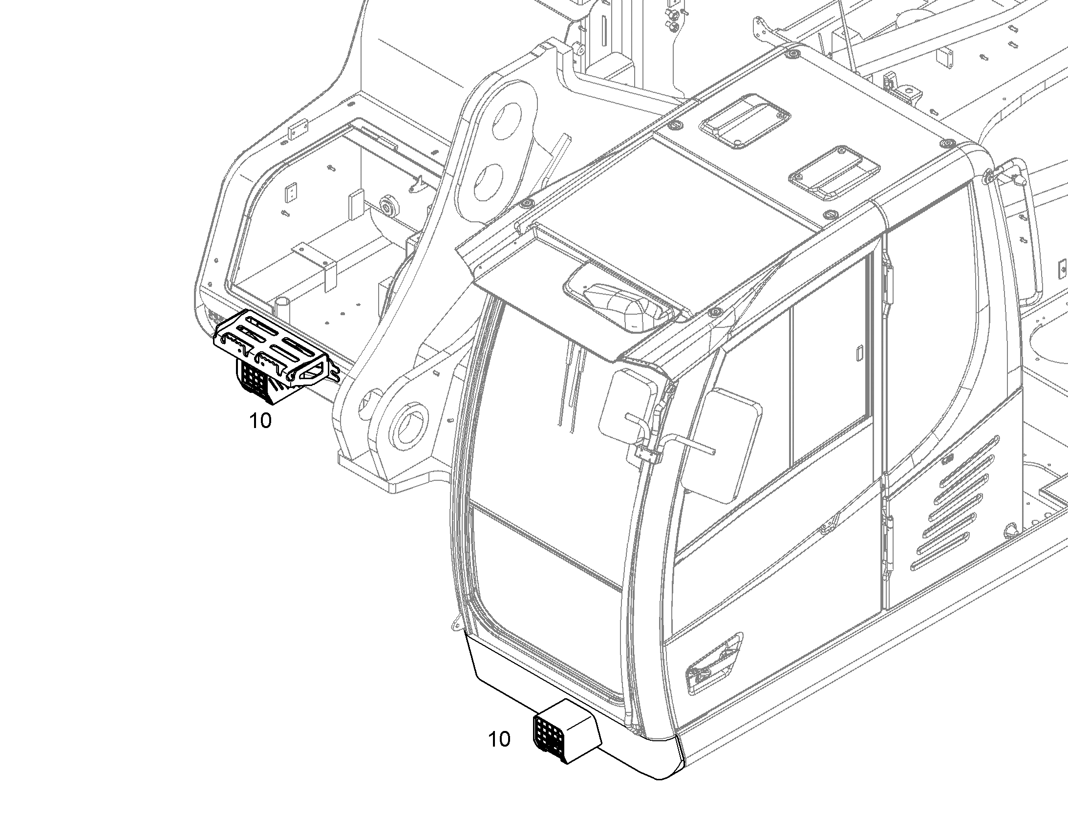 ПРОЖЕКТОР ДОПОЛНИТЕЛЬНЫЙ 10824785 LIEBHERR