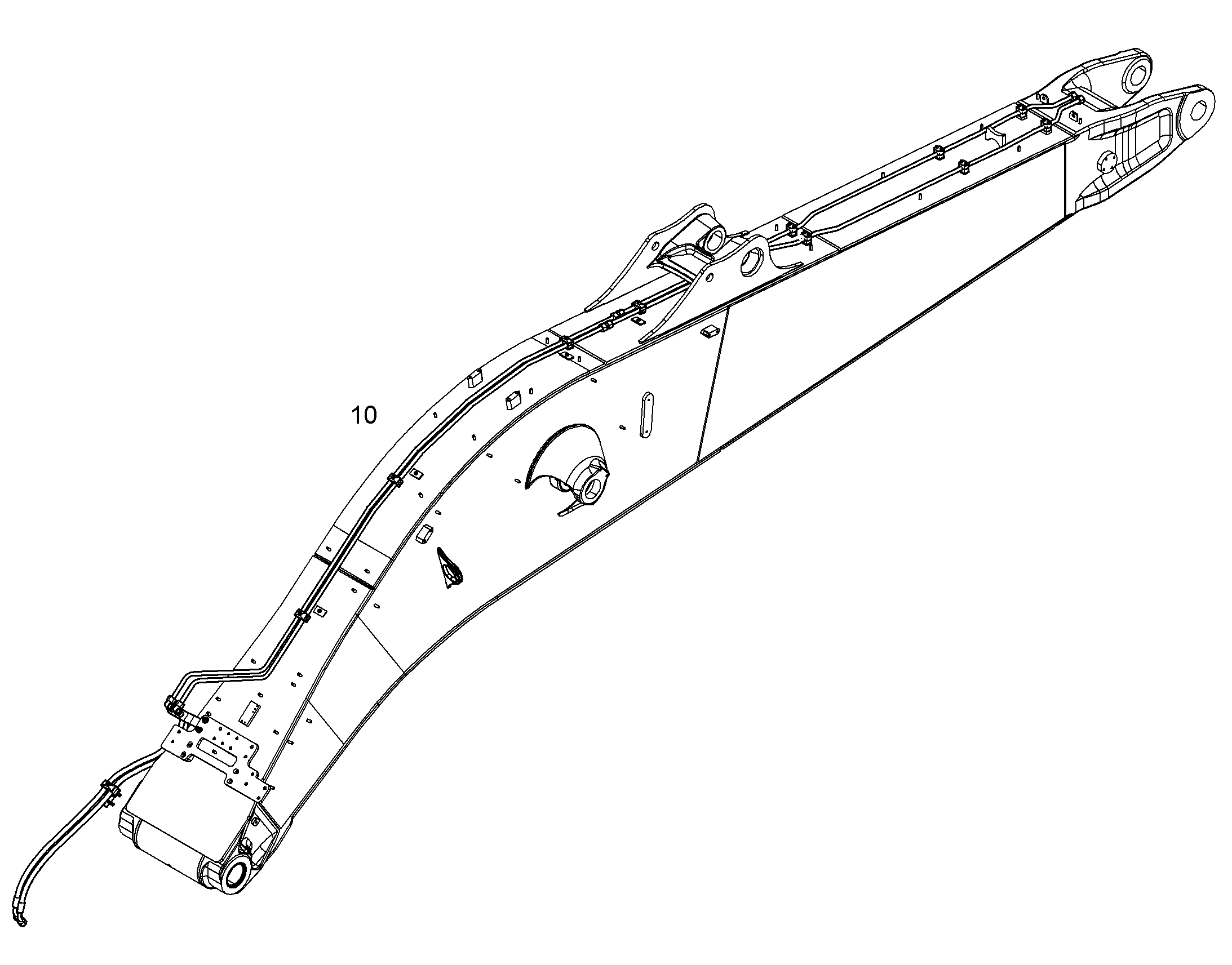 ПРОВОДКА ПРИВОД МЕХ. ПОВОРОТА 10843789 LIEBHERR