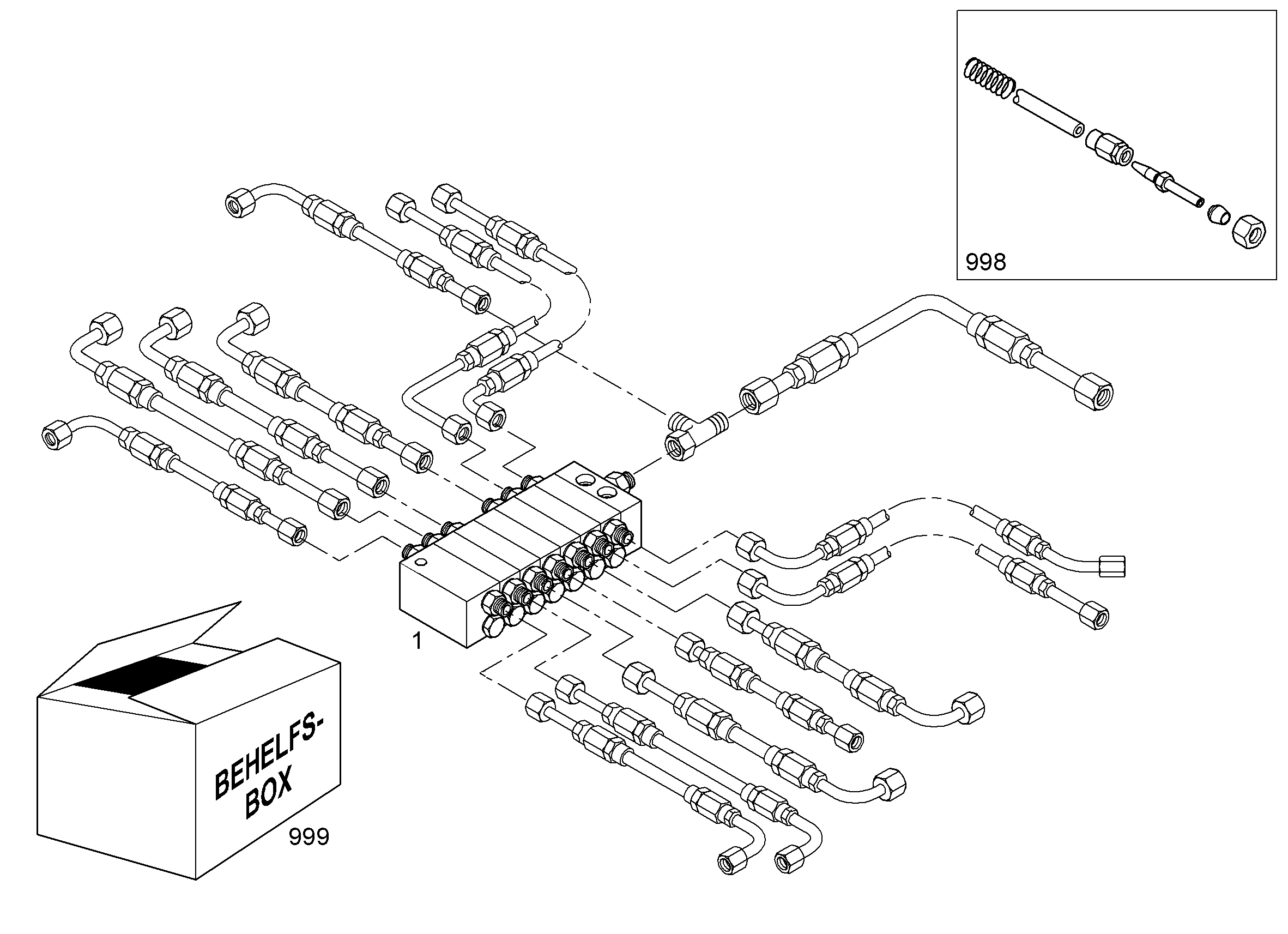 РАСПРЕДЕЛИТЕЛЬ MX-F 7/13 10475924 LIEBHERR