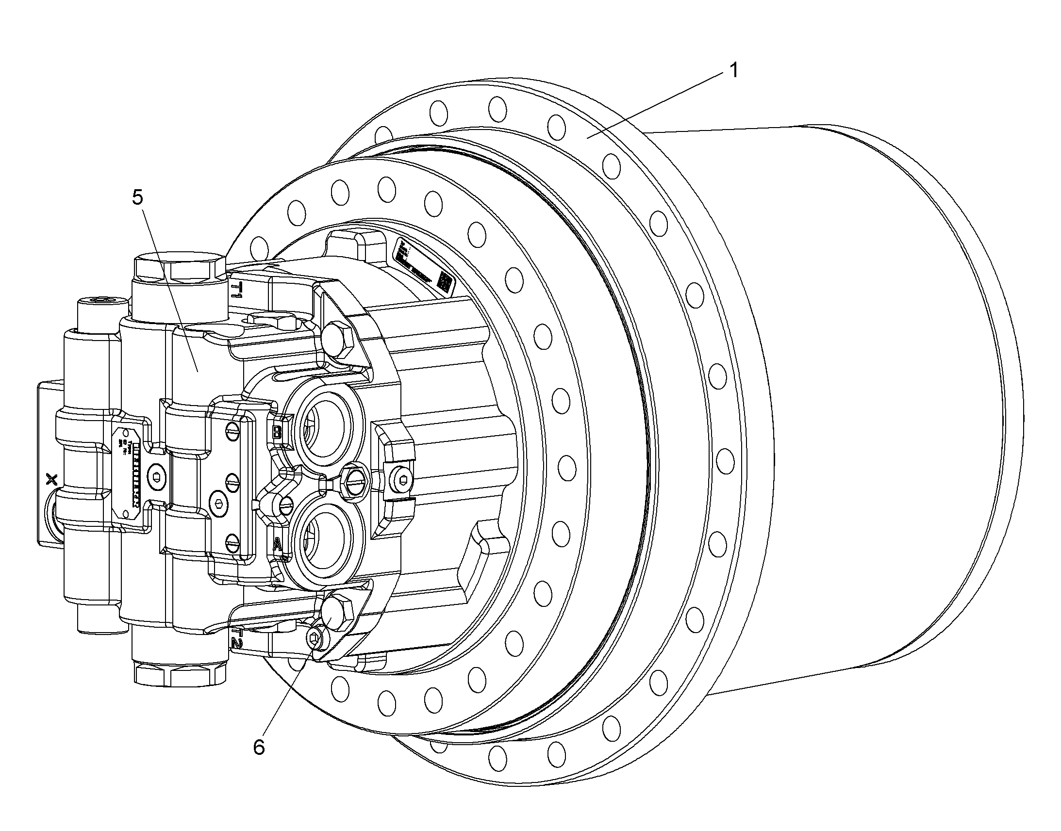 РЕДУКТОР ХОДА ET-FAT 350P138 90216429 LIEBHERR
