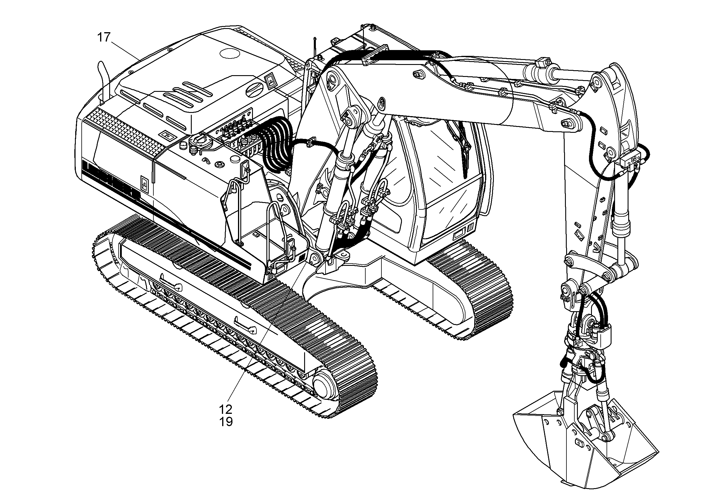 ГИДРАВЛИЧЕСКАЯ СИСТЕМА 9922892 LIEBHERR