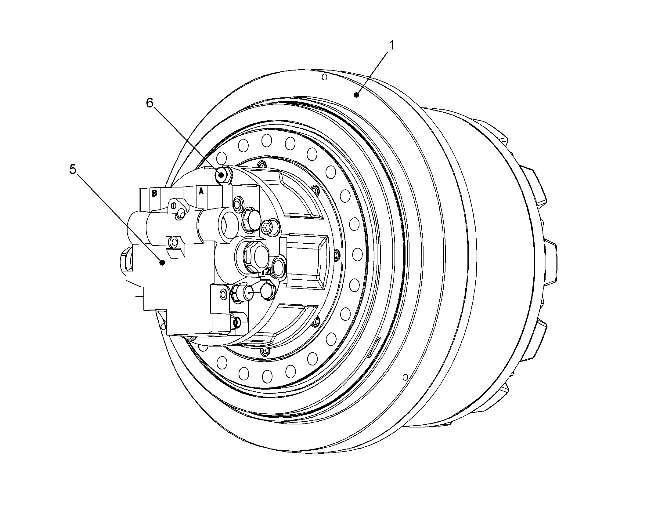 РЕДУКТОР ХОДА ET-FAT 500P124 90202584 LIEBHERR