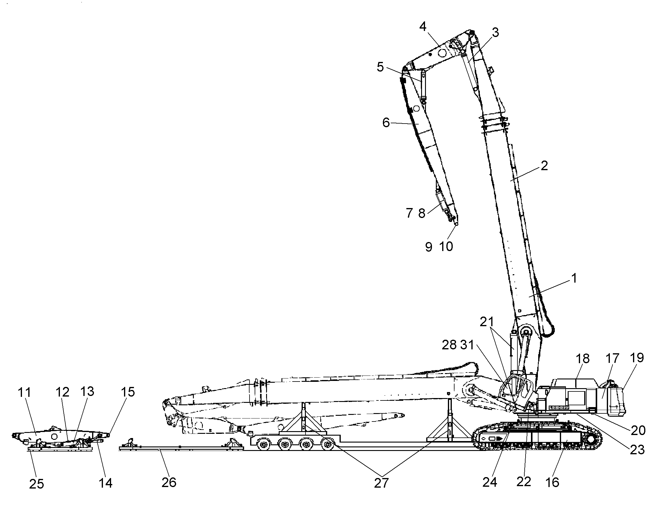 УСТР-ВО Д.ХРАН. БЕЗ ЛЕСТНИЦЫ 11694036 LIEBHERR