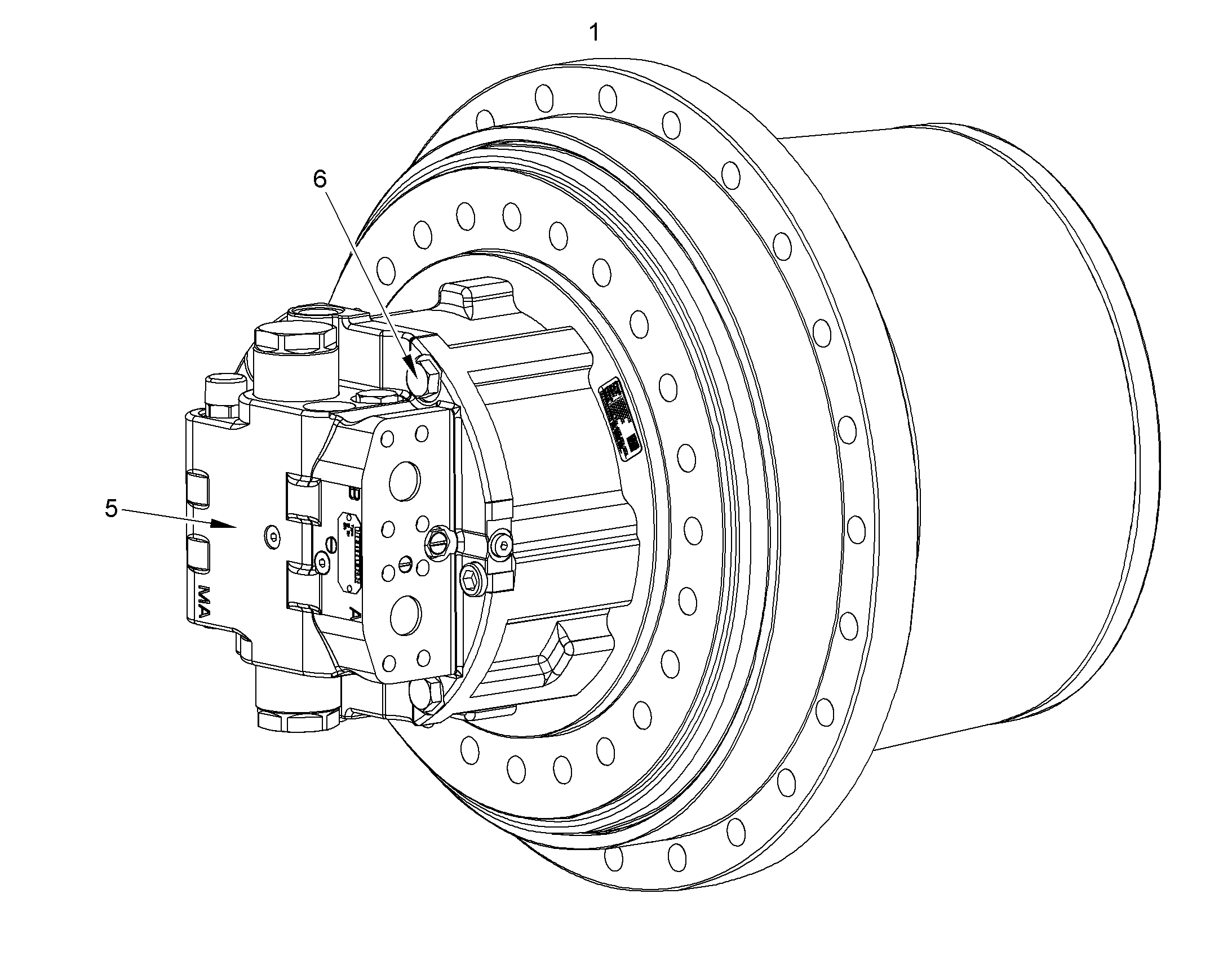 РЕДУКТОР ХОДА ET-FAT 400P112 90206388 LIEBHERR