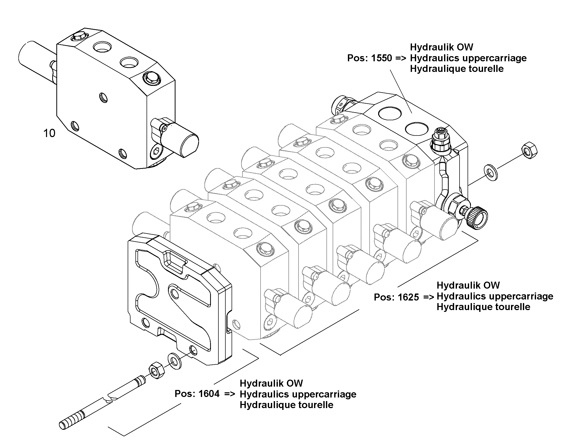 БЛОК УПРАВЛЕНИЯ HYDRAULISCH OPTION 11841091 LIEBHERR
