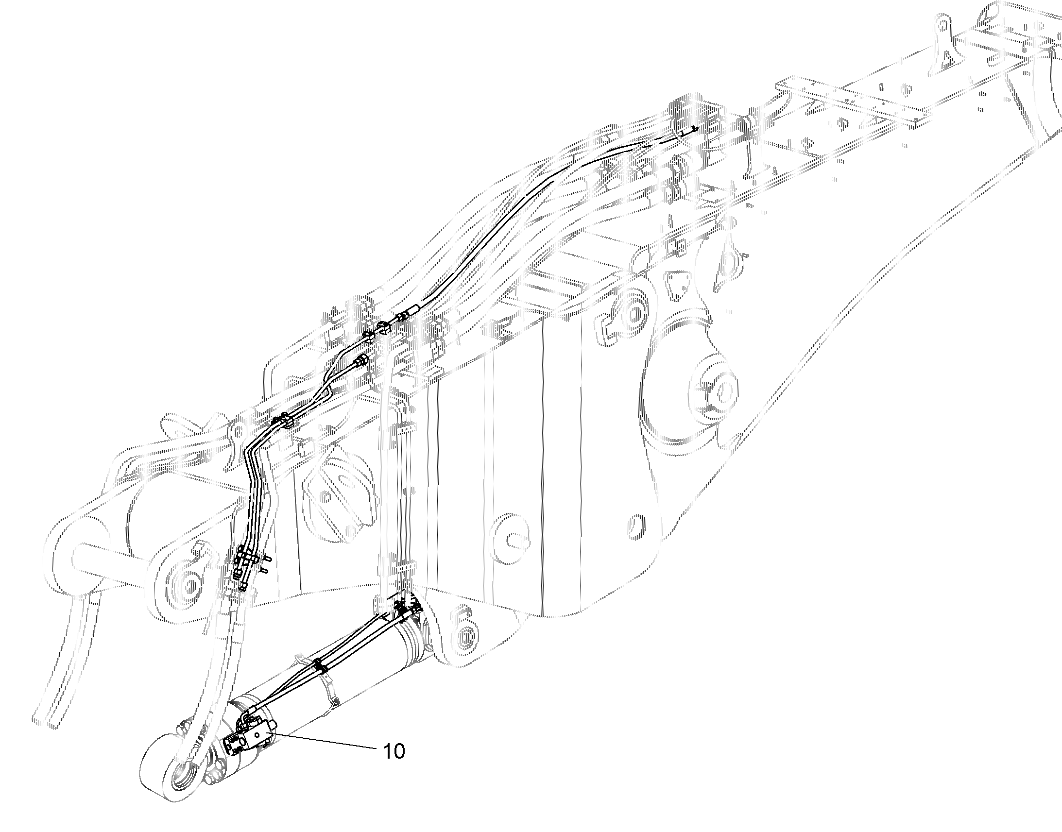 ЗАЩ.ТРУБЫ ЦИЛ.РУК. 10839051 LIEBHERR