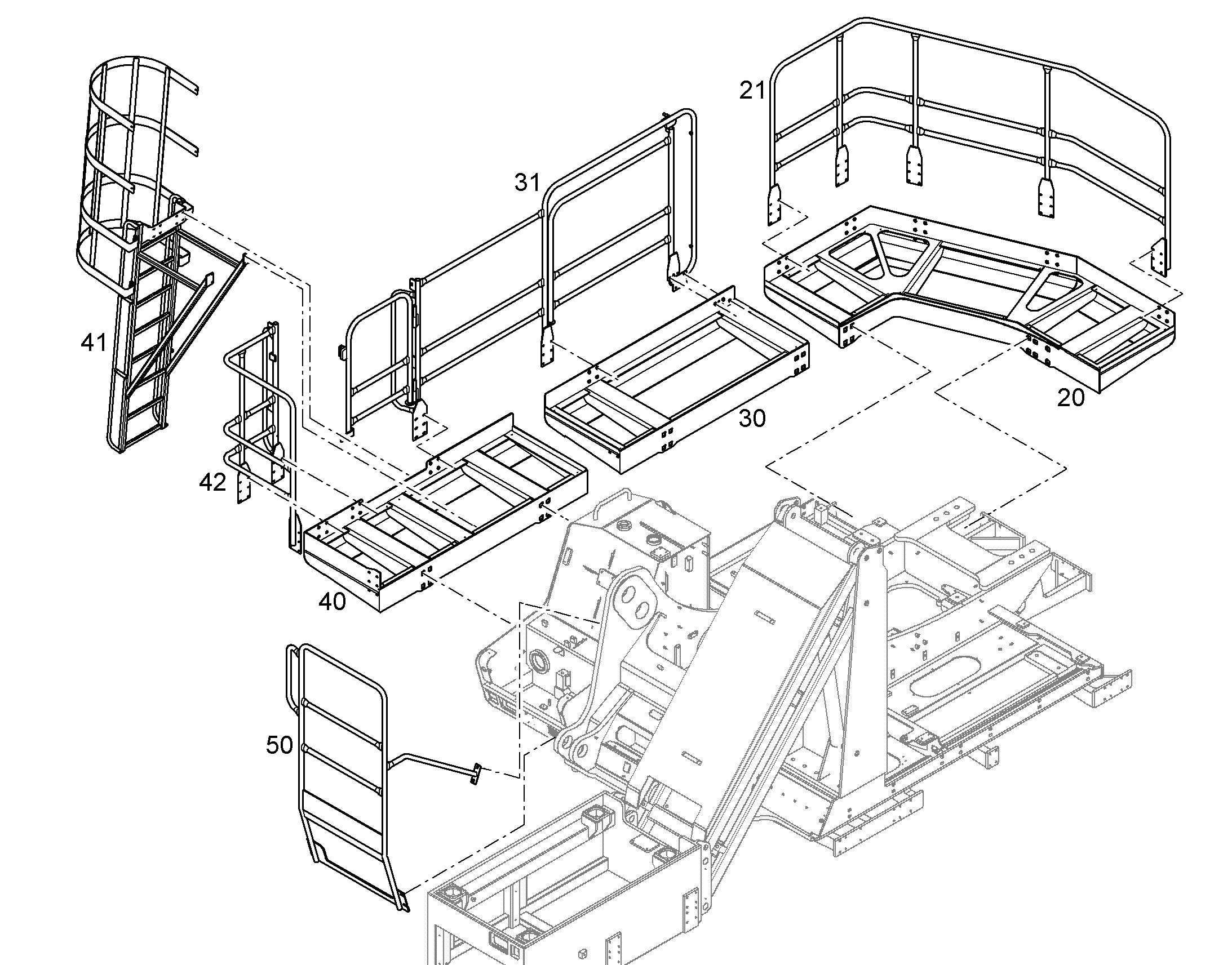 ПОРУЧНИ СПЕРЕДИ СПРАВА 10843483 LIEBHERR
